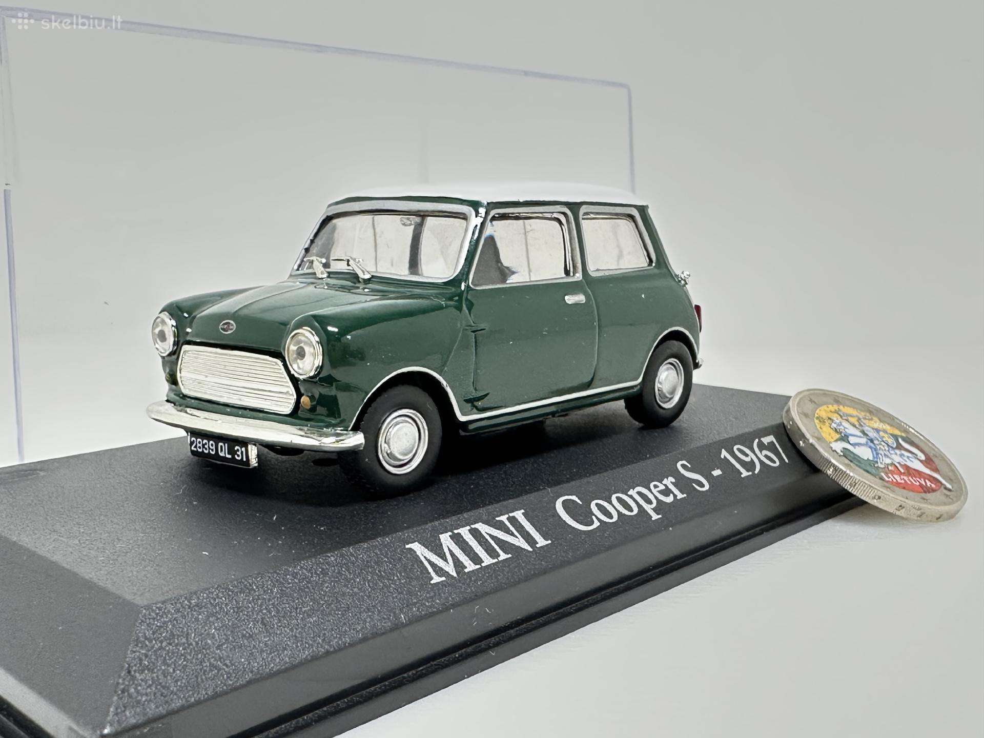 Mini Cooper S 1967 žalia/balta 1:43 Edicola