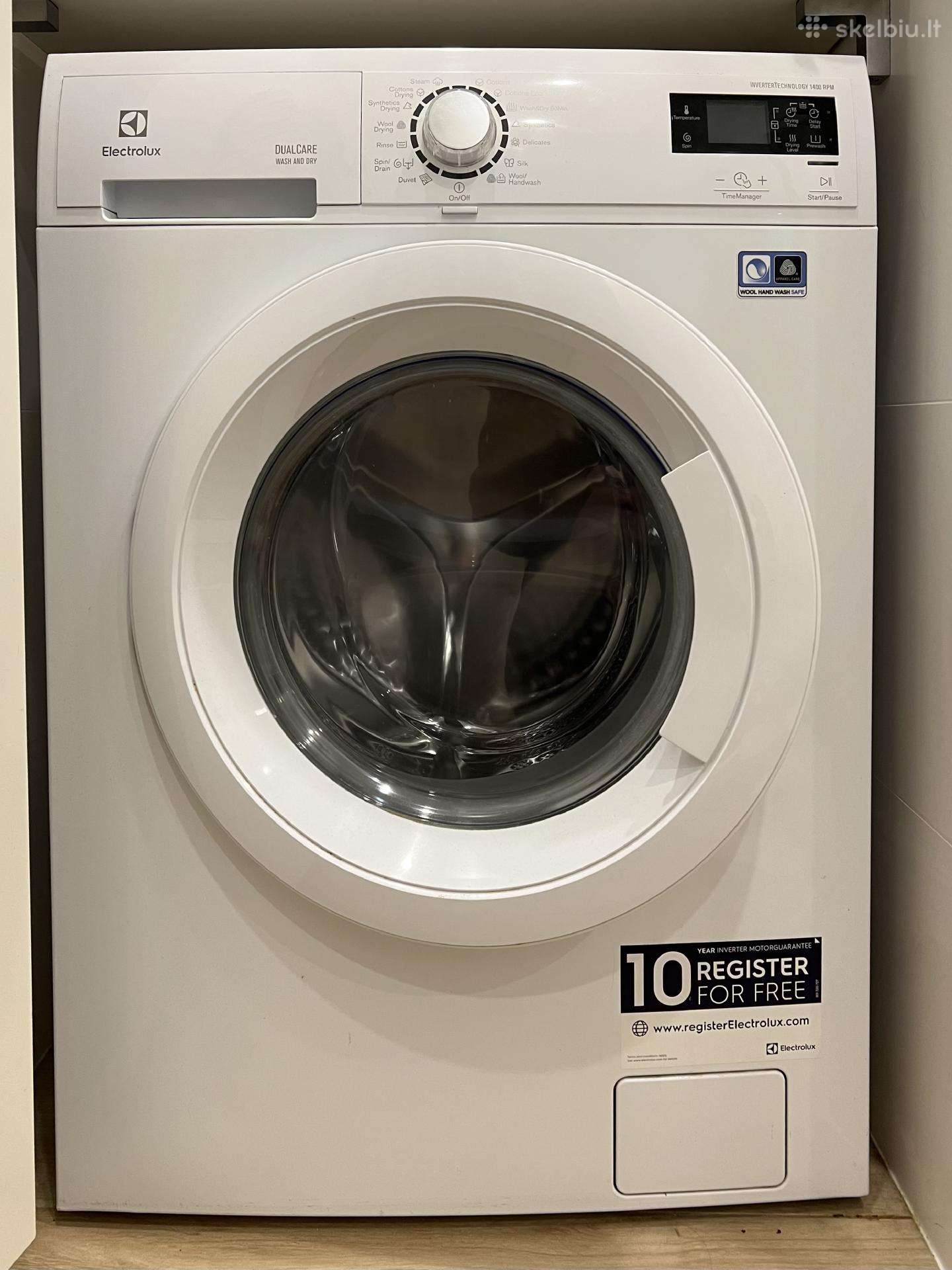 Atiduodame Electrolux skalb. mašina su džiovinimu
