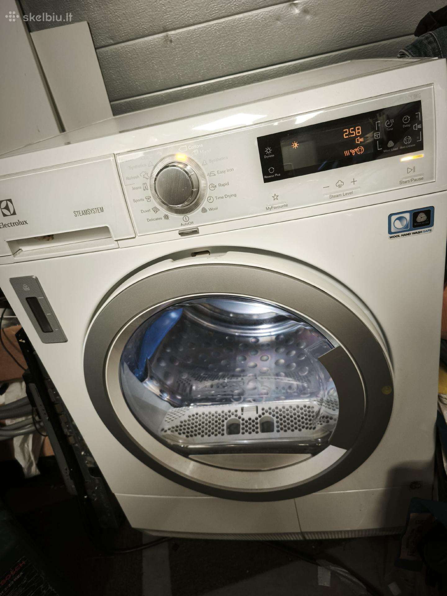 Electrolux džiovyklė E50 error dalimis