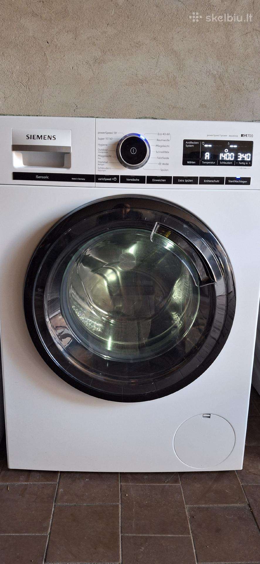 Skalbimo mašina "Siemens iq700" Wm14vmfcb 2023.10m