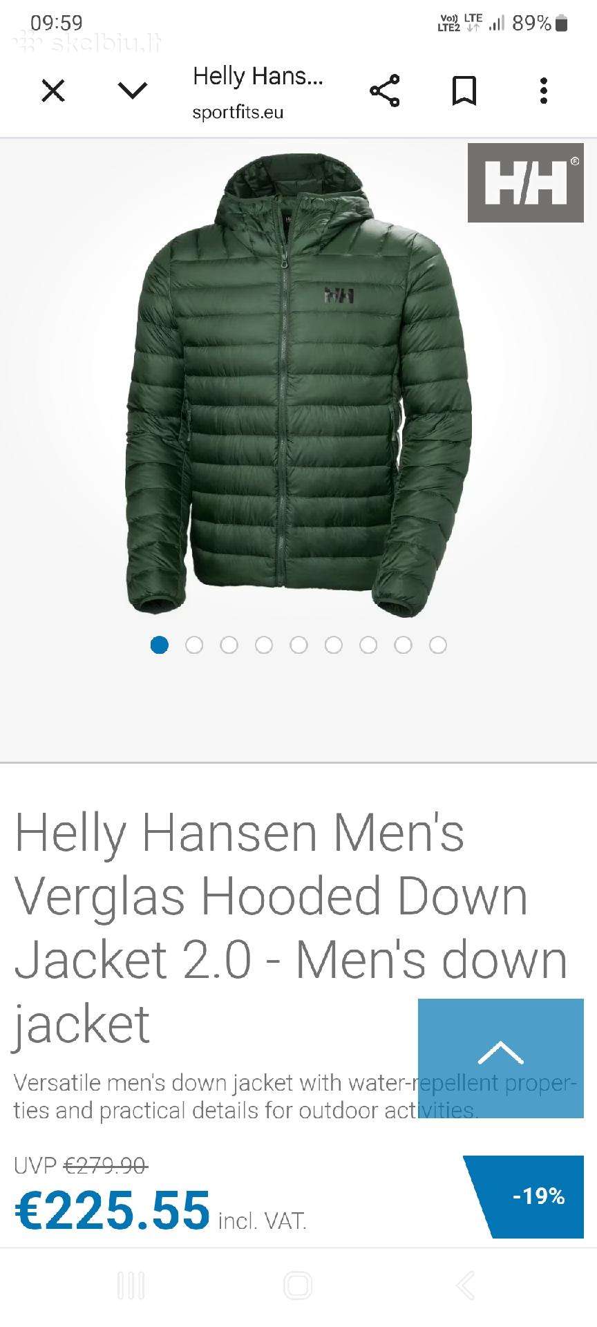 Helly Hansen pūkinė striukė