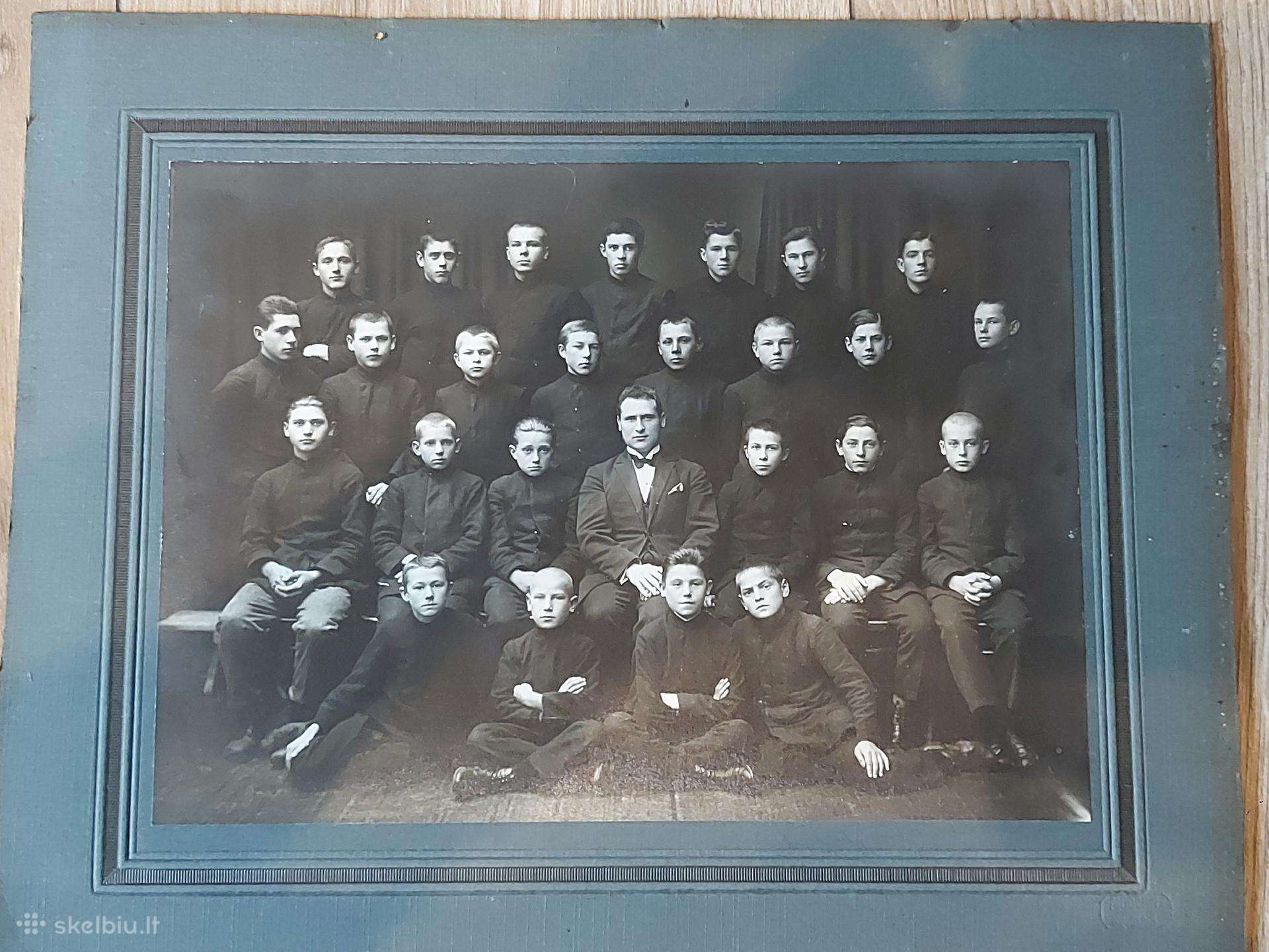 Sena Kauno mokyklos nuotrauka 1927m