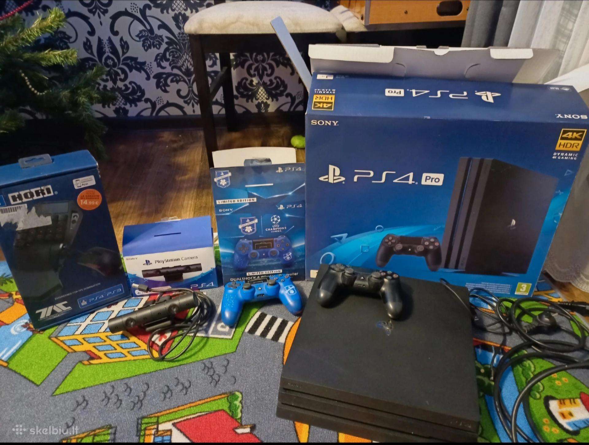 Ps4 Pro su priedais
