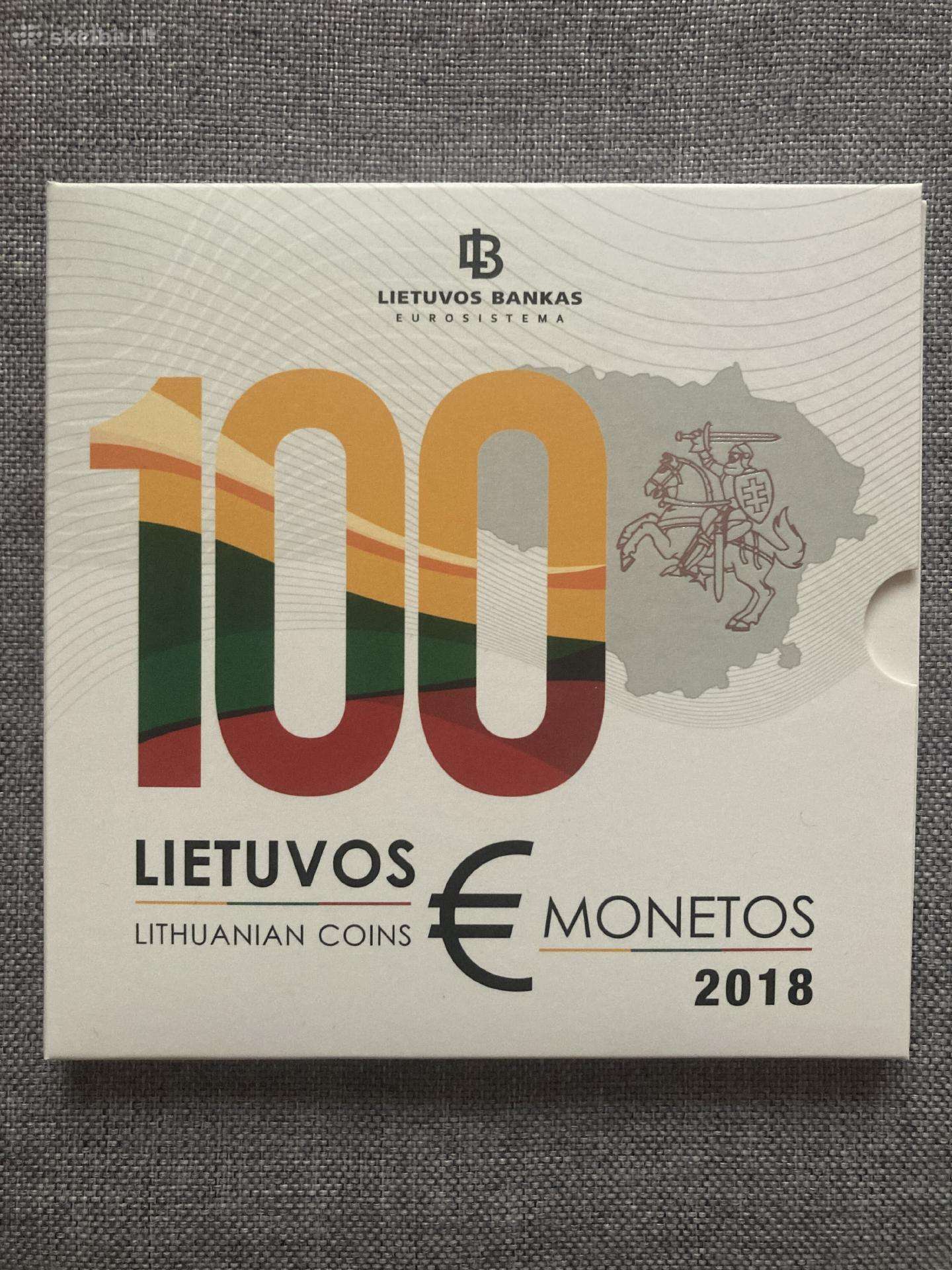 Lietuva, 2018 m. euro monetu rinkinys
