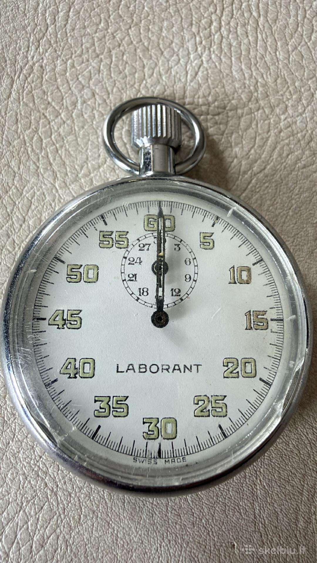 Vintažinis mechaninis chronometras Laborant