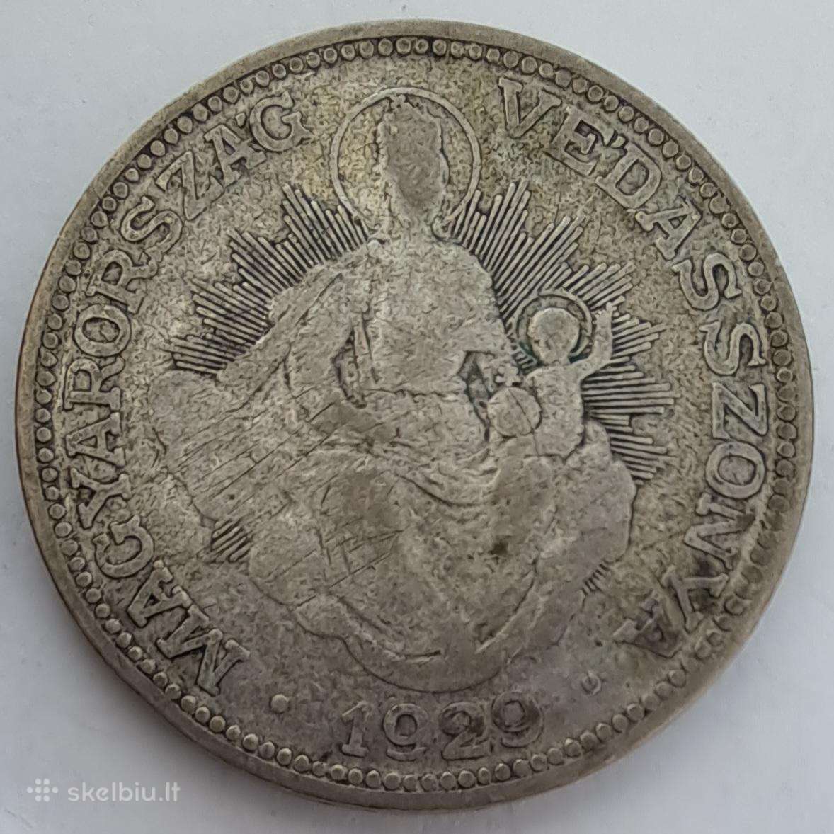 1929 Vengrija 2 pengės