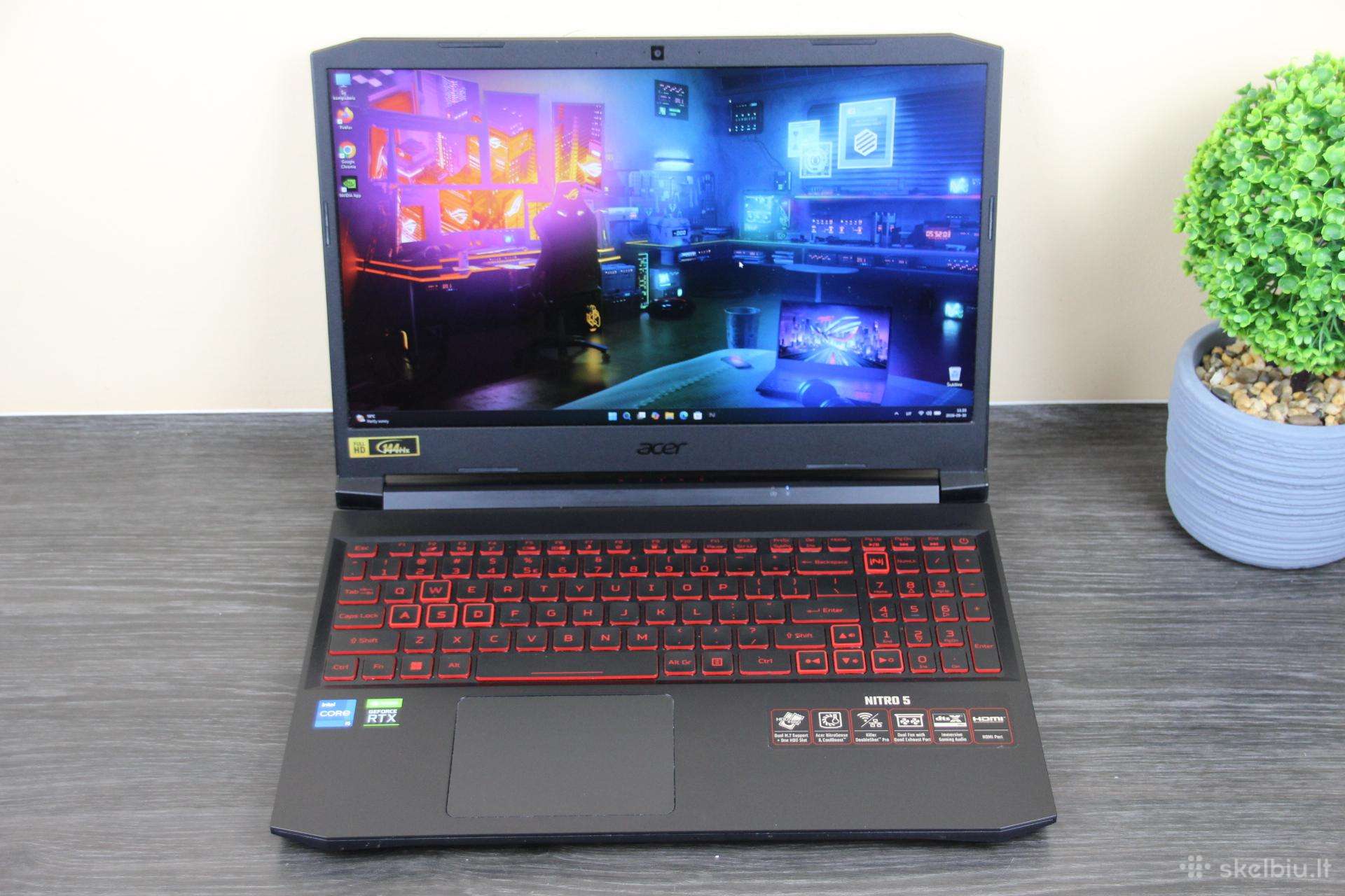 Acer Nitro An515-57 i5-11gen rtx 3050ti 144hz 512g