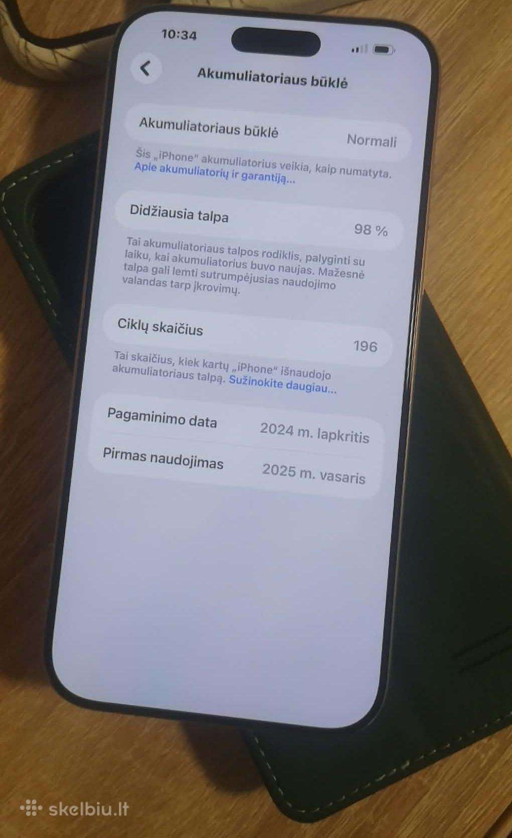 Kaip naujas iPhone 16 Pro Max