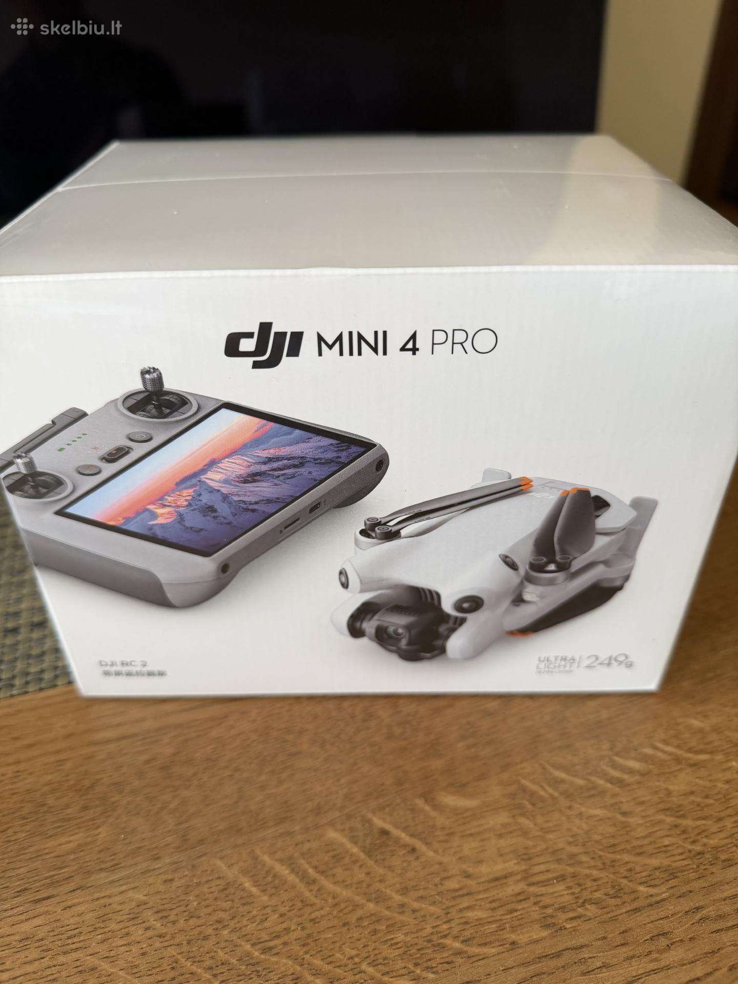 Naujas Dji Mini 4 pro su Dji Rc2 pultu