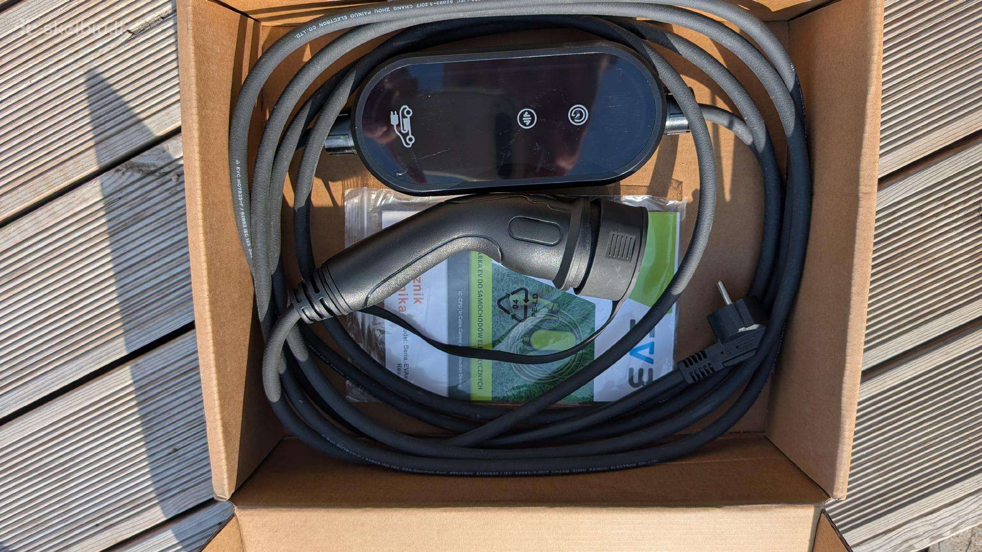 Elektromobilio pakrovėjas Vienfazis 3,7 kw Type 2