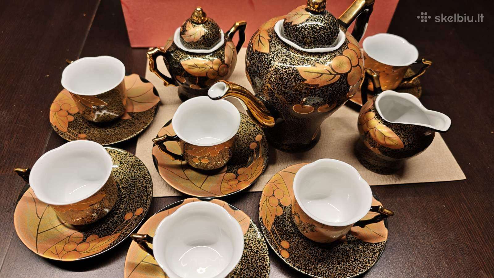 Japoniškas porceliano servizas 24ct Gold