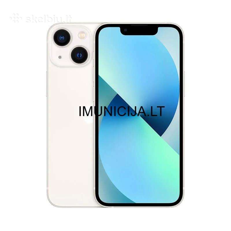 iPhone 13 128gb + 3 mėn. garantija