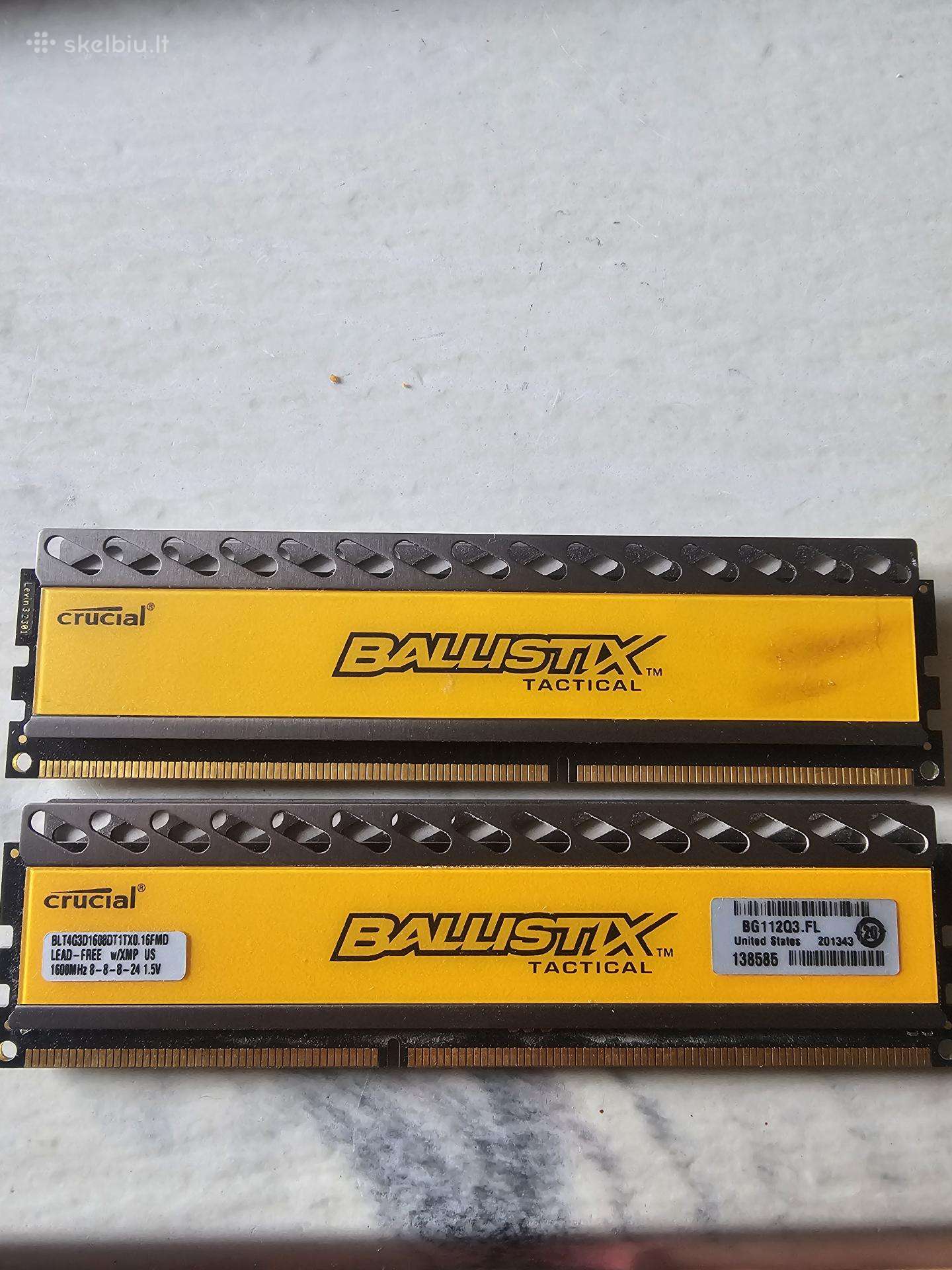Ballistix Tactical 2x4gb ddr3