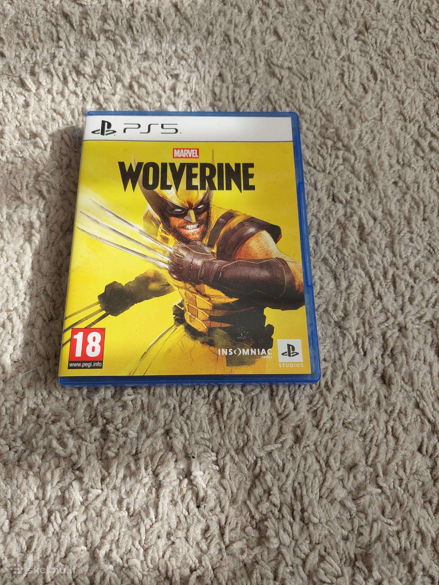 Parduodu Ps 5 Marvel Volverine