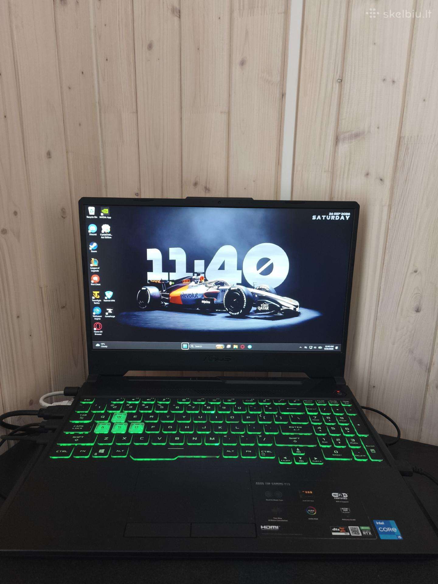 Asus tuf f15 i5 11260h rtx3050