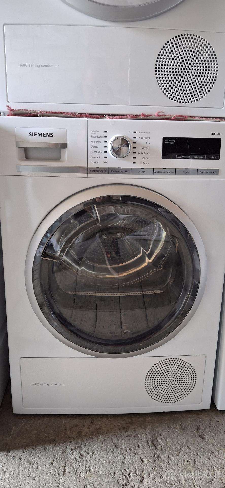 Džiovinimo mašina "Siemens iq700" Wt47w560 A++