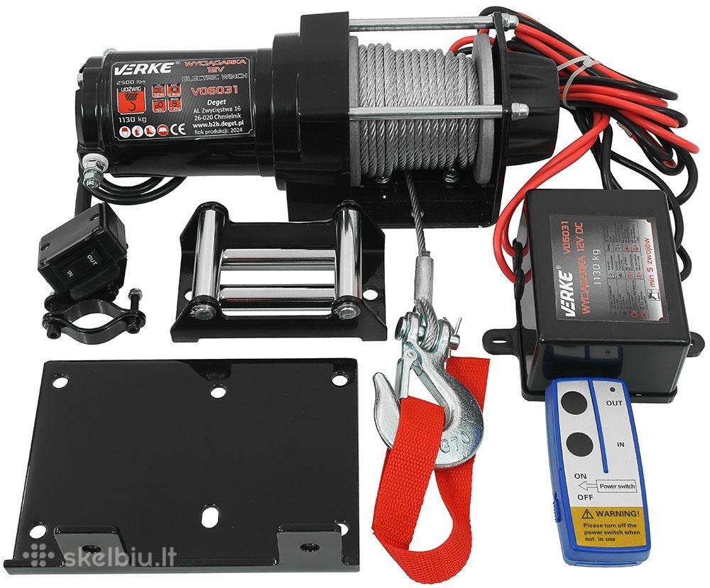 Elektrinė gervė 12v