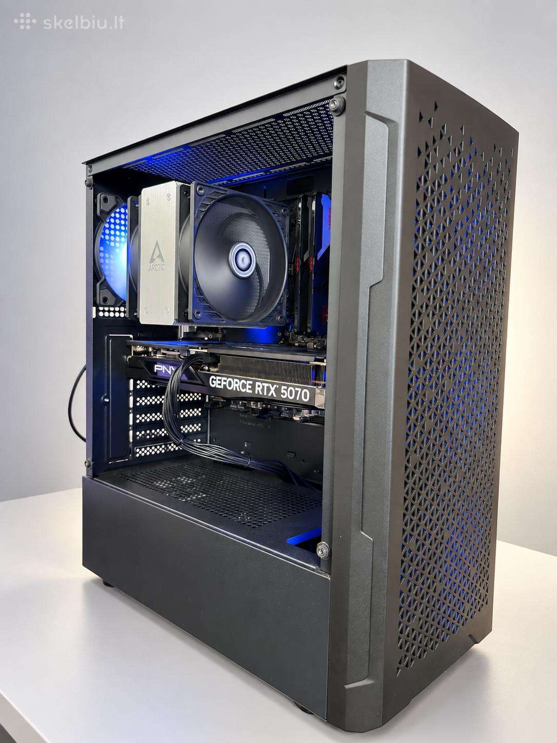 R7 7800x3d/rtx 5070 žaidimų kompiuteris (garant.)