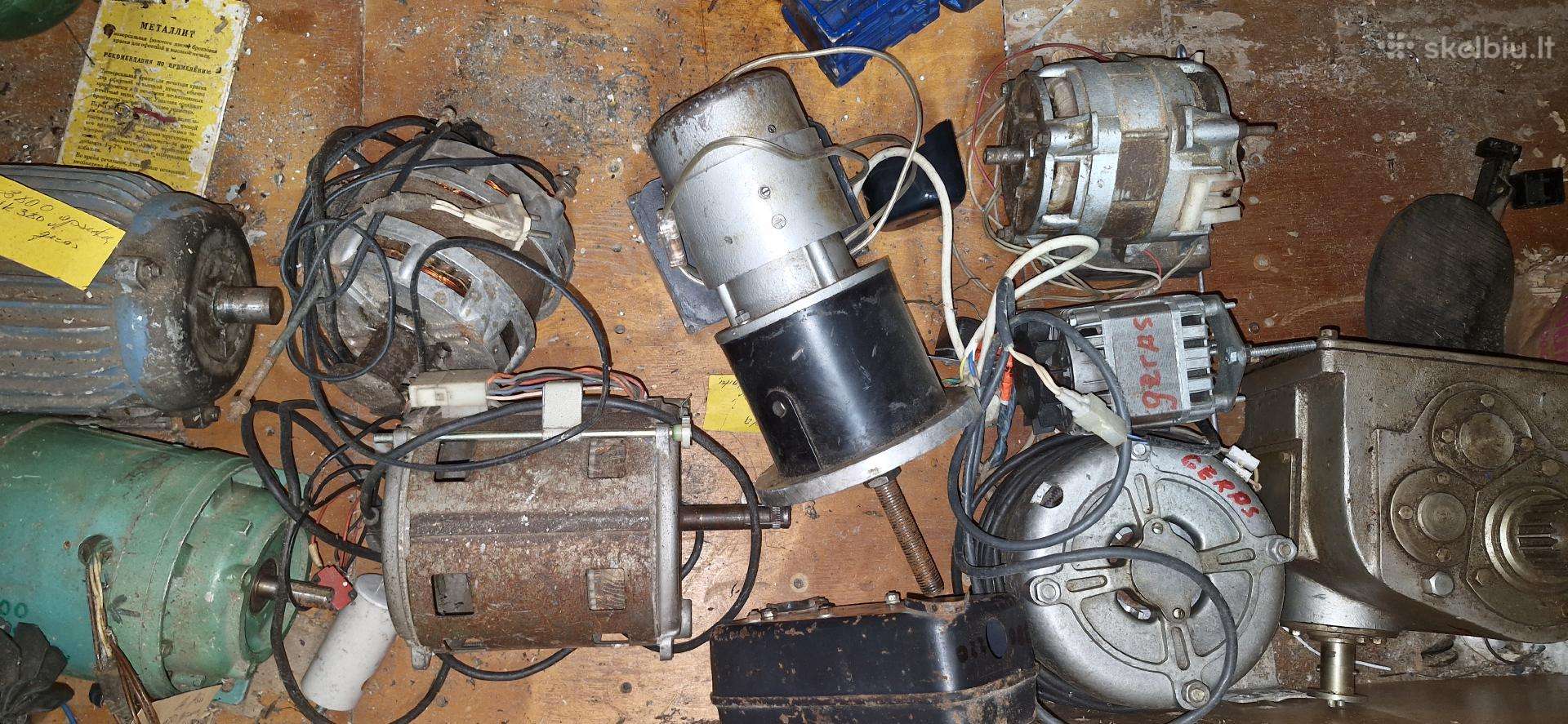 Elektros varikliai po 20eur.