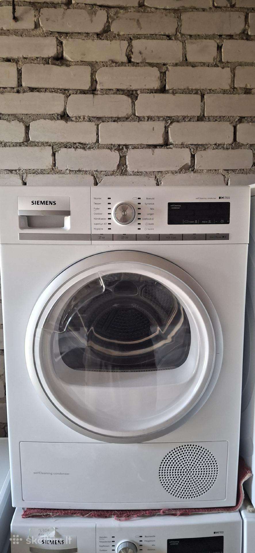 Džiovinimo mašina "Siemens iq700" Wt47w568dn A++