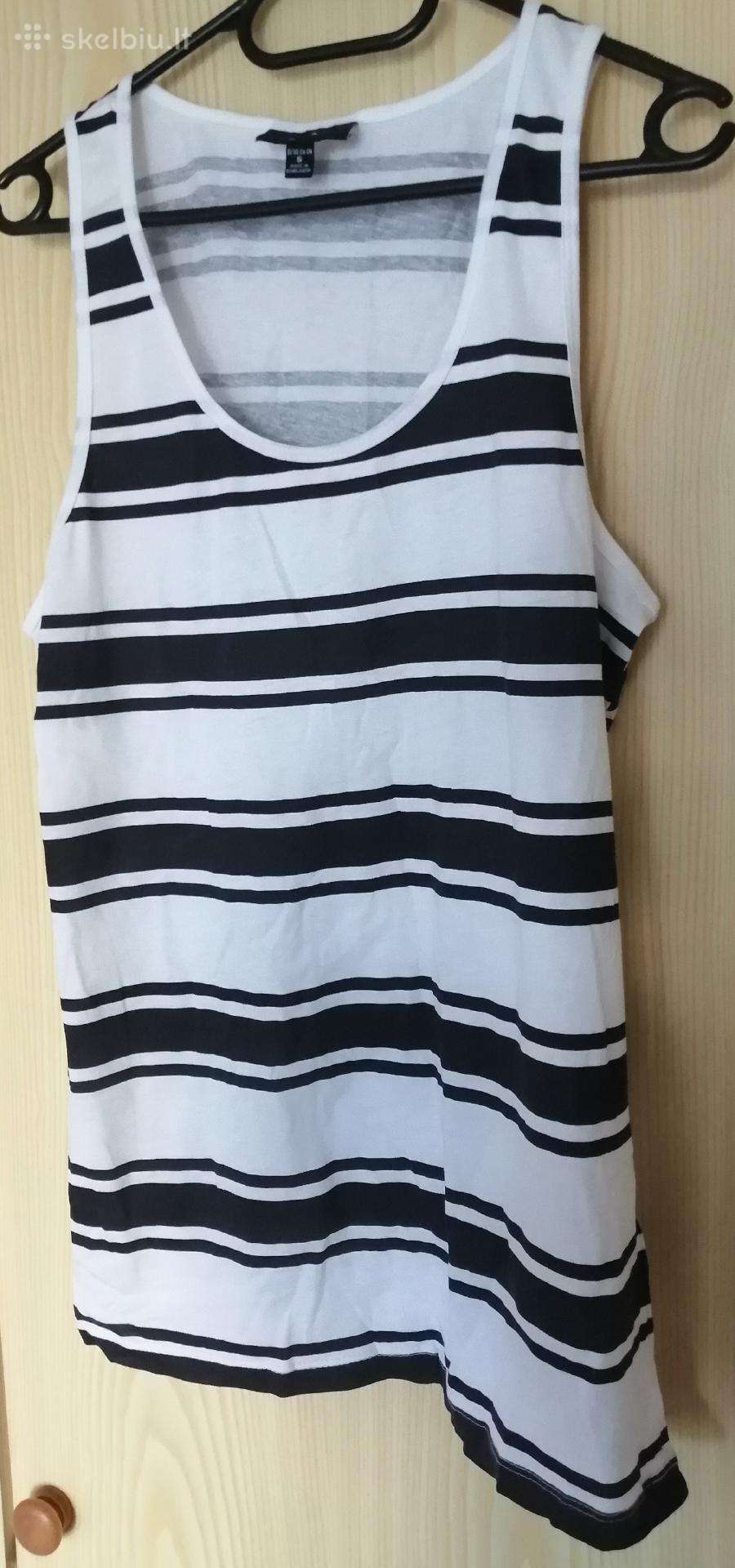 "Smog" dryžuoti marškinėliai be rankovių/ Tank Top
