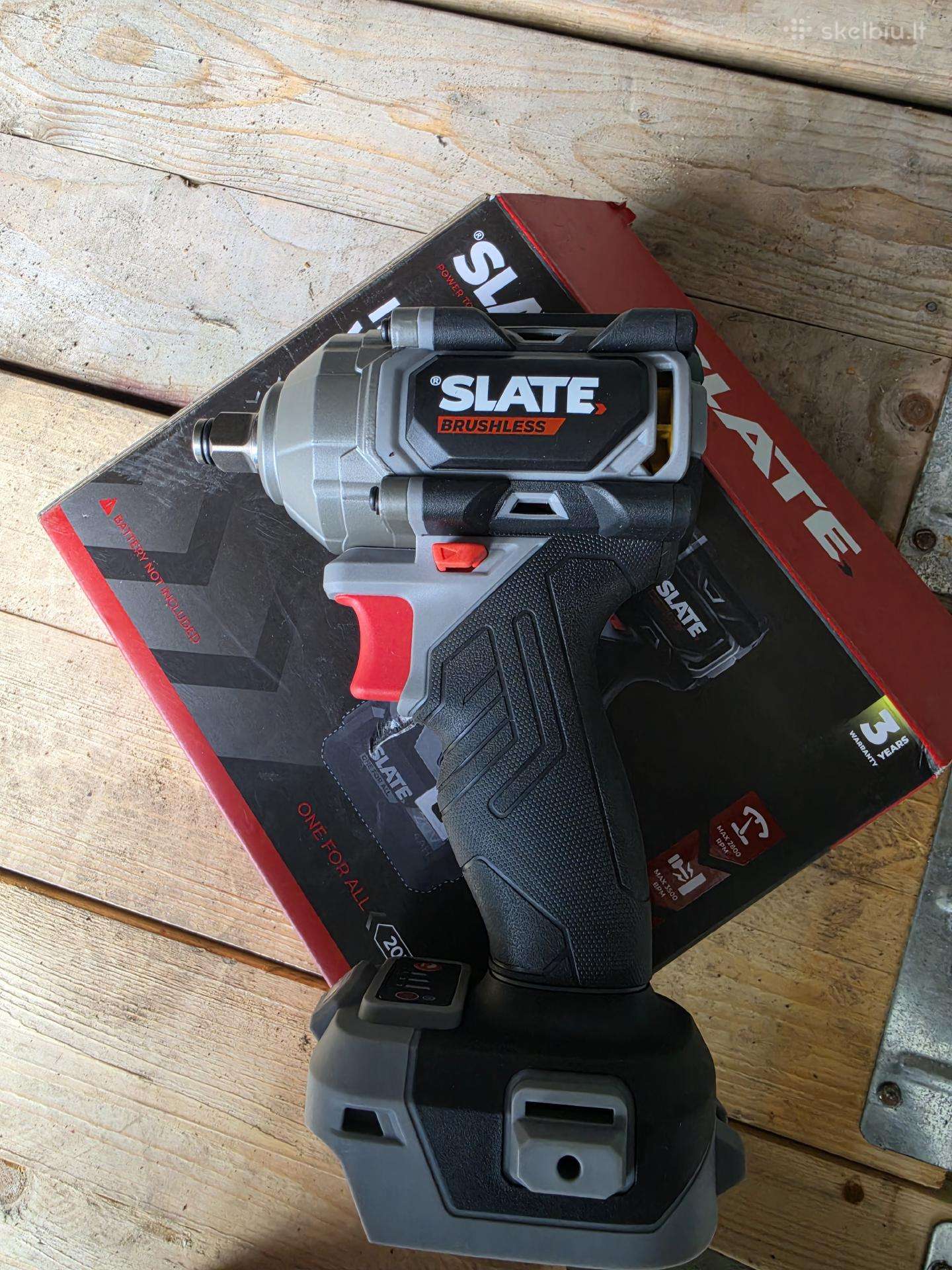 Slate Brushless 20v 400nm smūginis suktukas