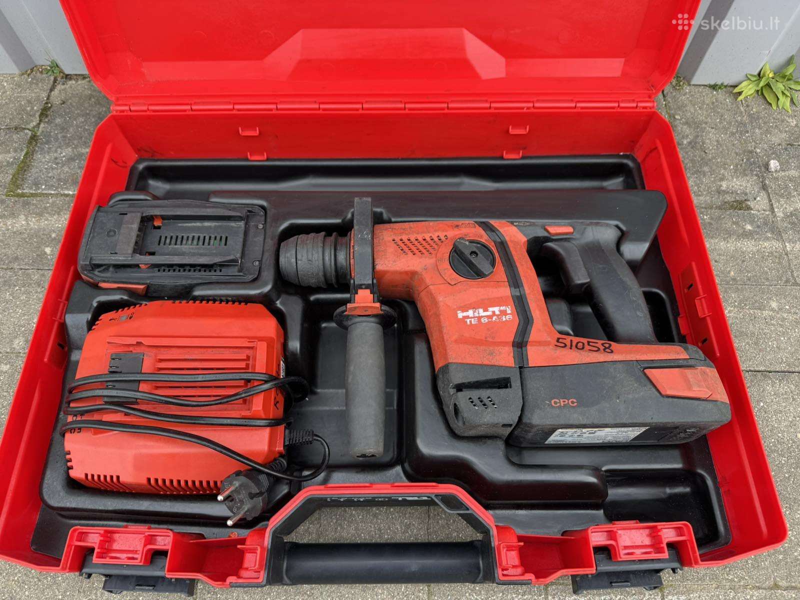 Akumuliatorinis perforatorius Hilti Te6-a36