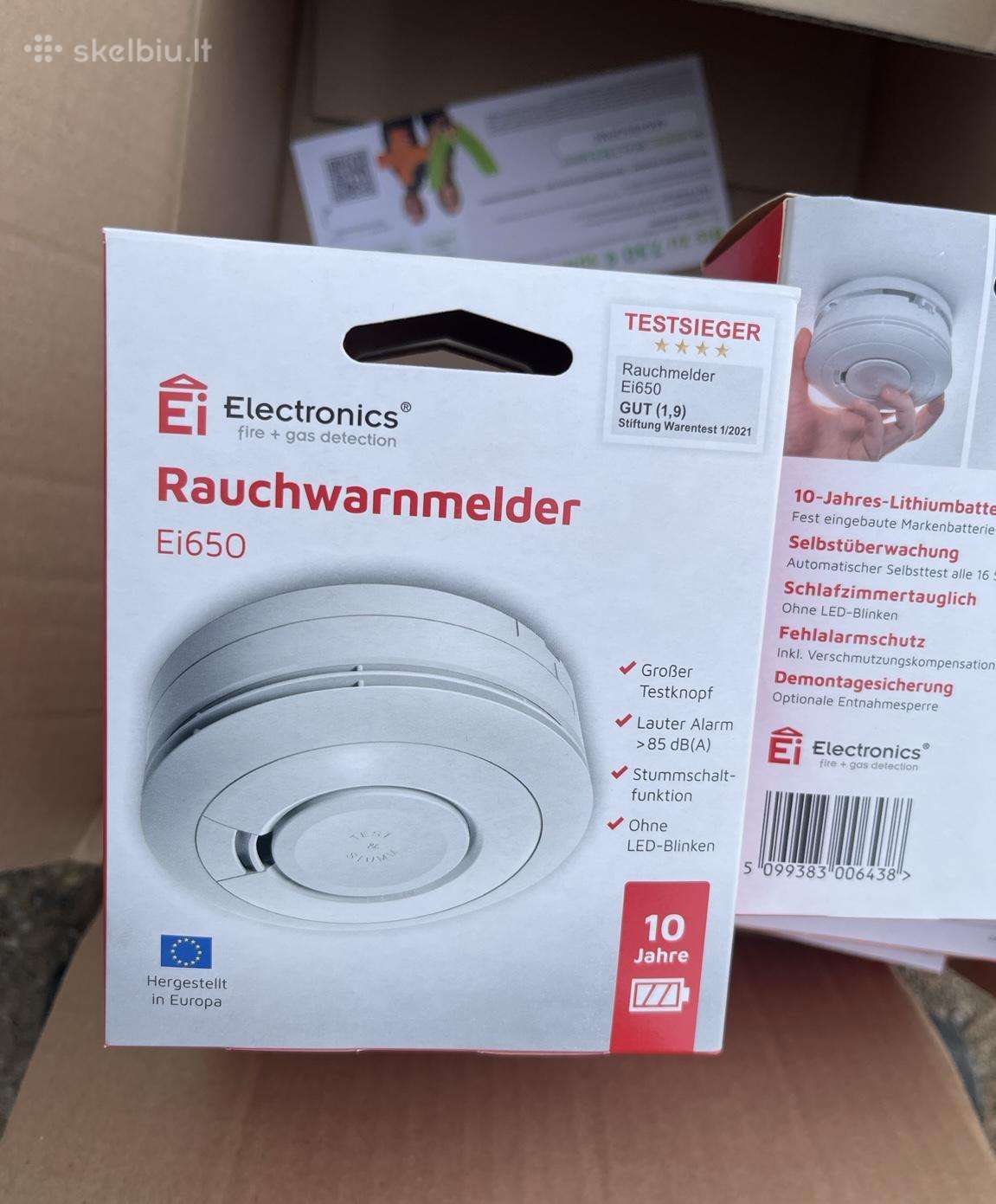Ei Electronics Ei650 naujas dūmų detektoriai
