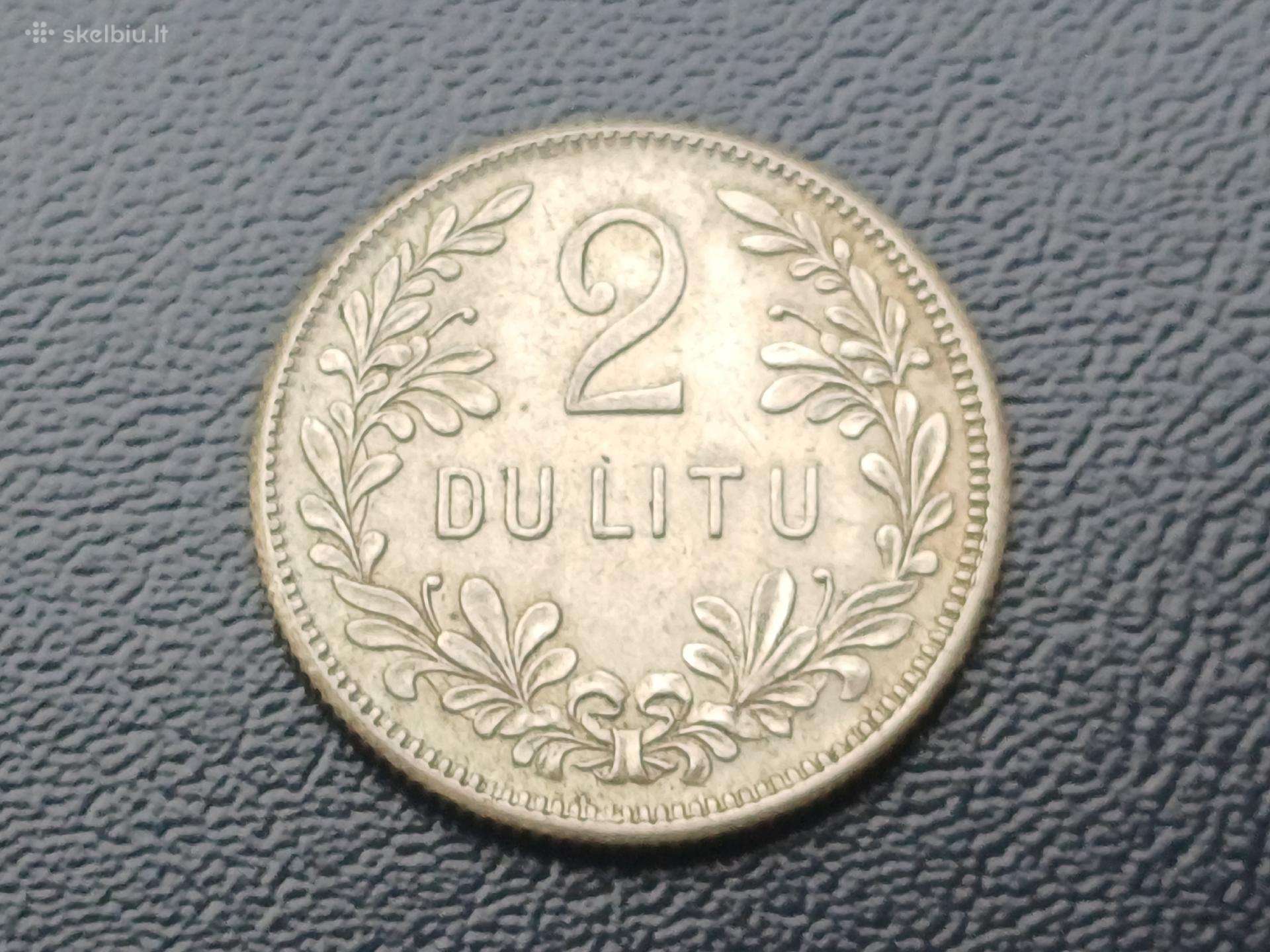 2 litai 1925m. Sidabras