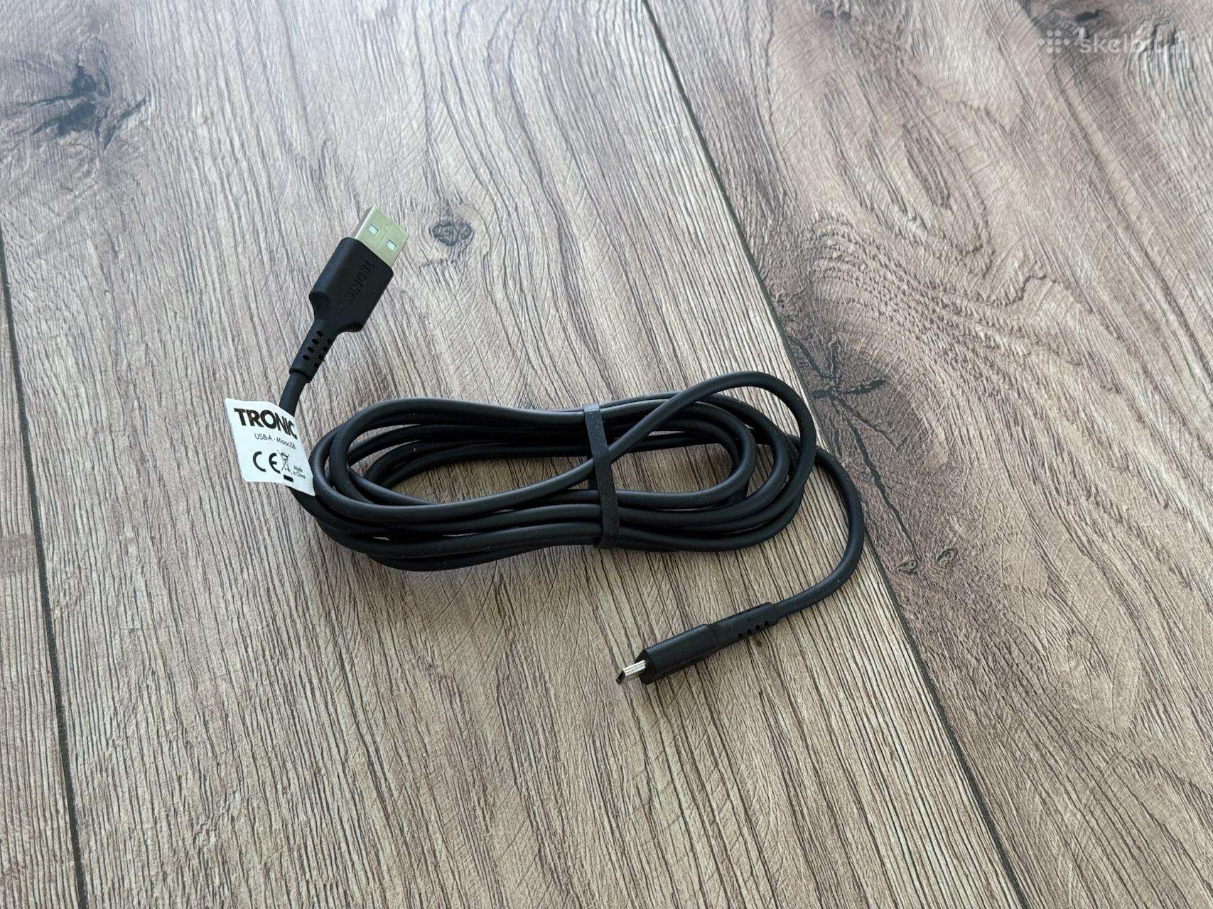 Micro-usb/usb kabelis, 180 cm, juodas