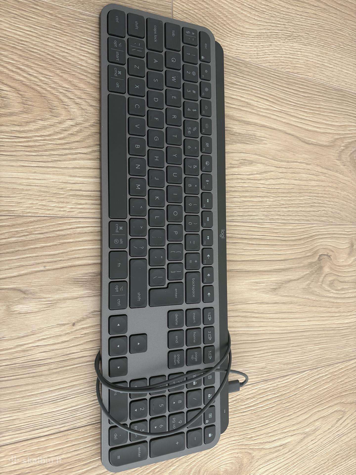 Logitech Mx Keys S belaidė klaviatūra– puiki buklė