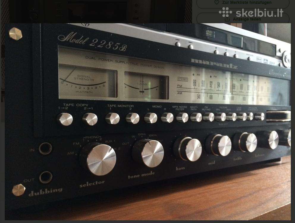 Stiprintuvas resiveris Luxman Marantz Akai Pioneer