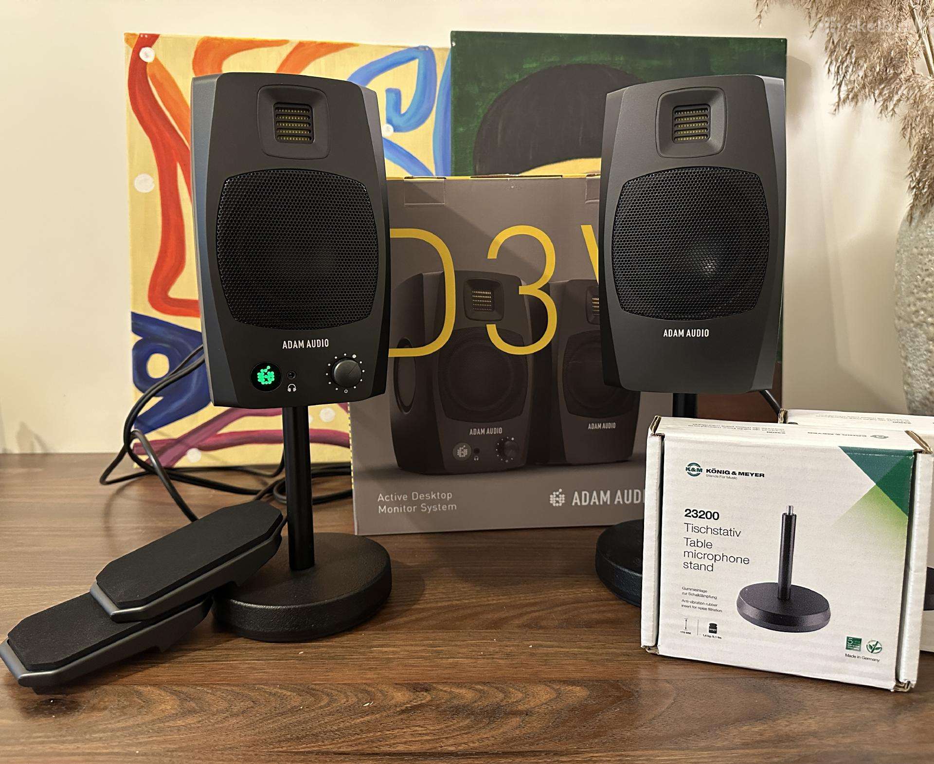 Adam audio D3v aktyvios kolonėlės