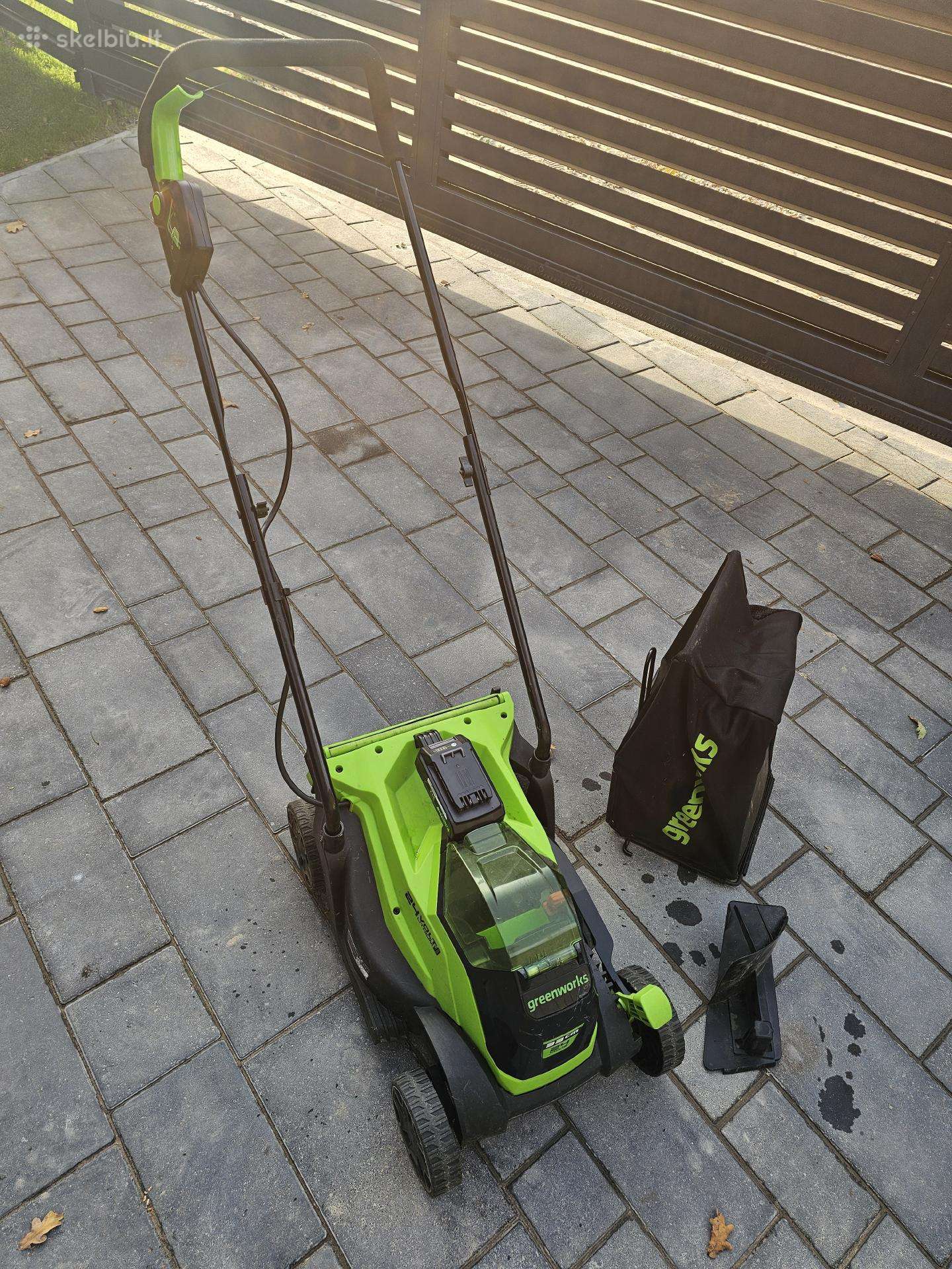 Greenworks 24v akumuliatorinė vejapjovė