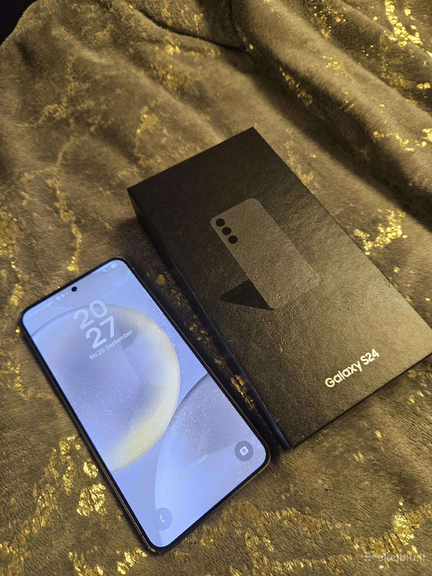 Samsung S24 128gb Onyx Black Labai Geros Būklės