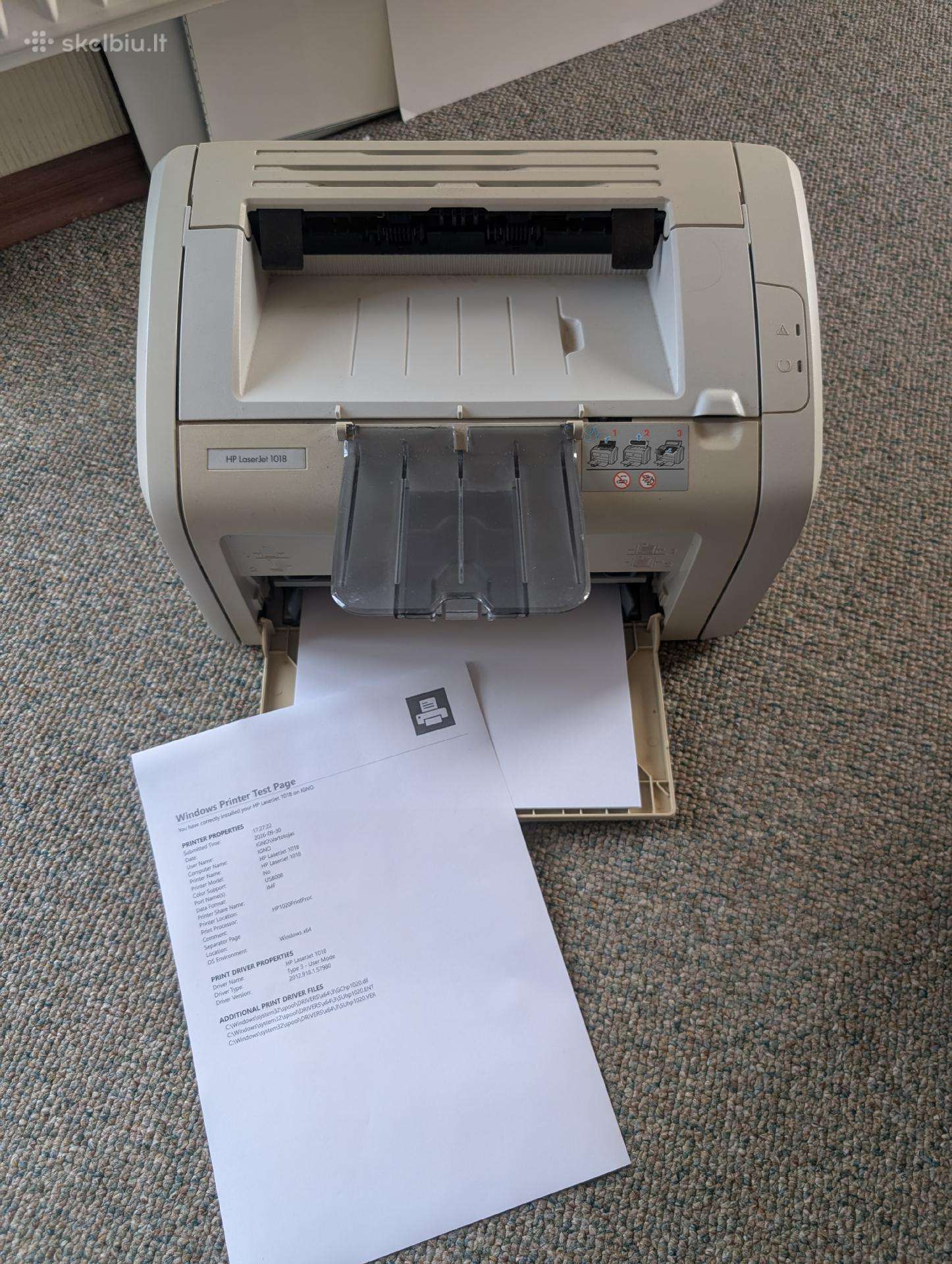Hp Laserjet 1018 Lazerinis spausdintuvas