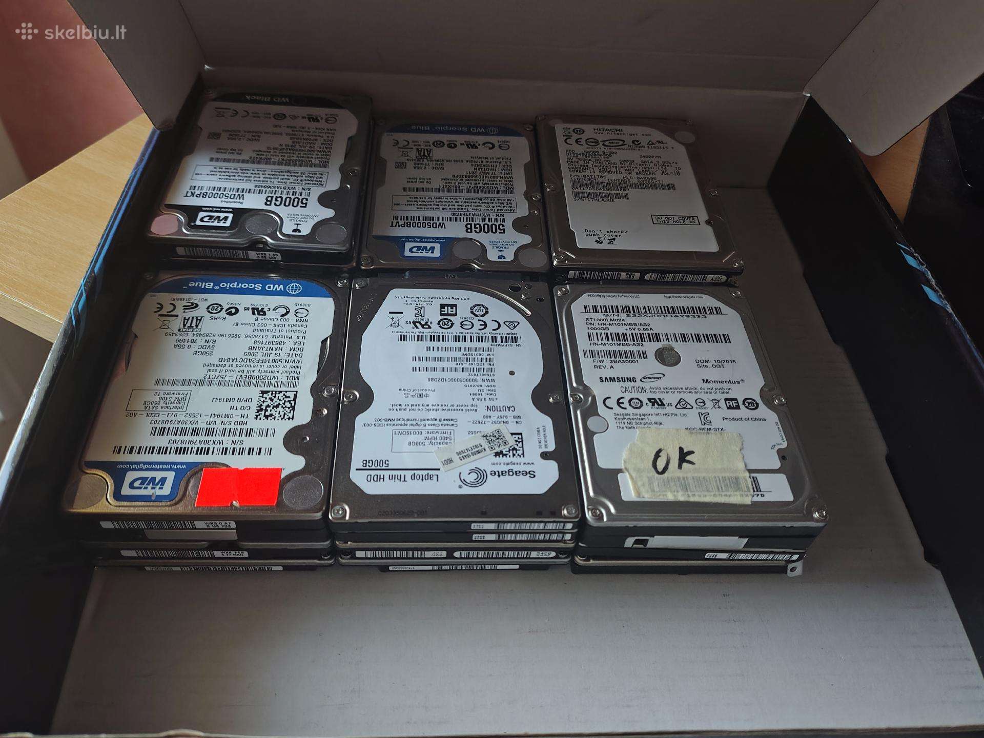 Kieti diskai HDD 2.5"