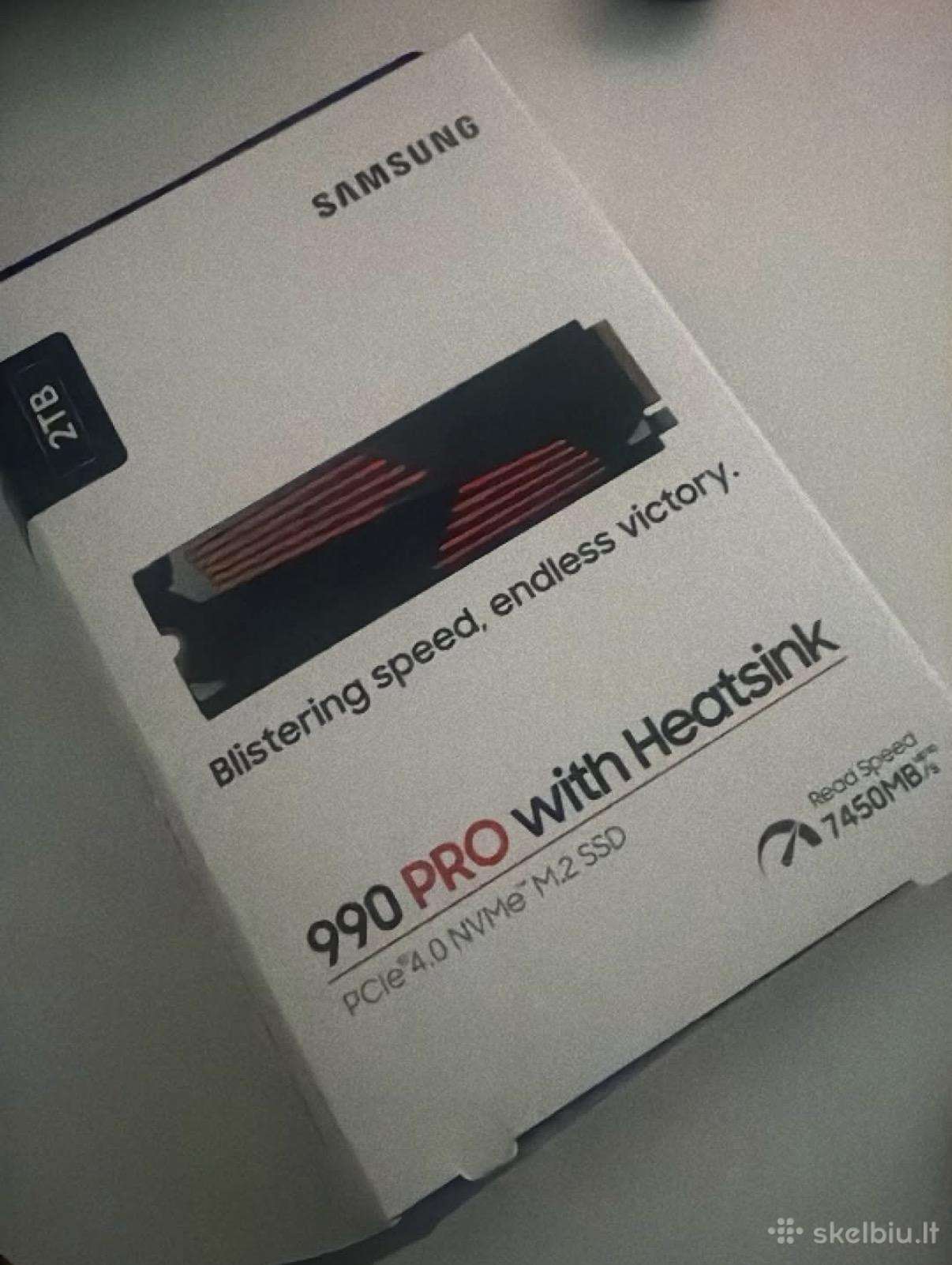 Samsung 990 pro heatsink SSD 2tb