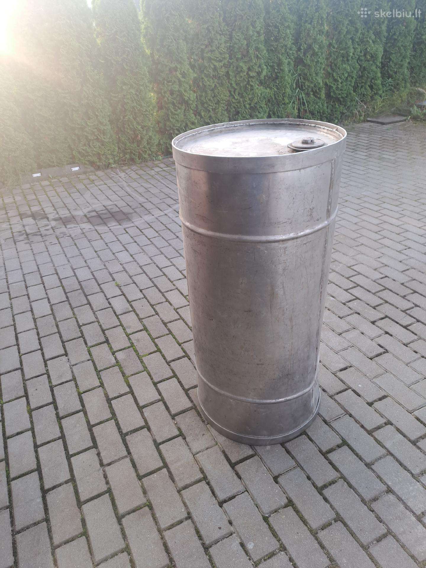 Bačka 160 l iš nerudijančio plieno. 100 eu.