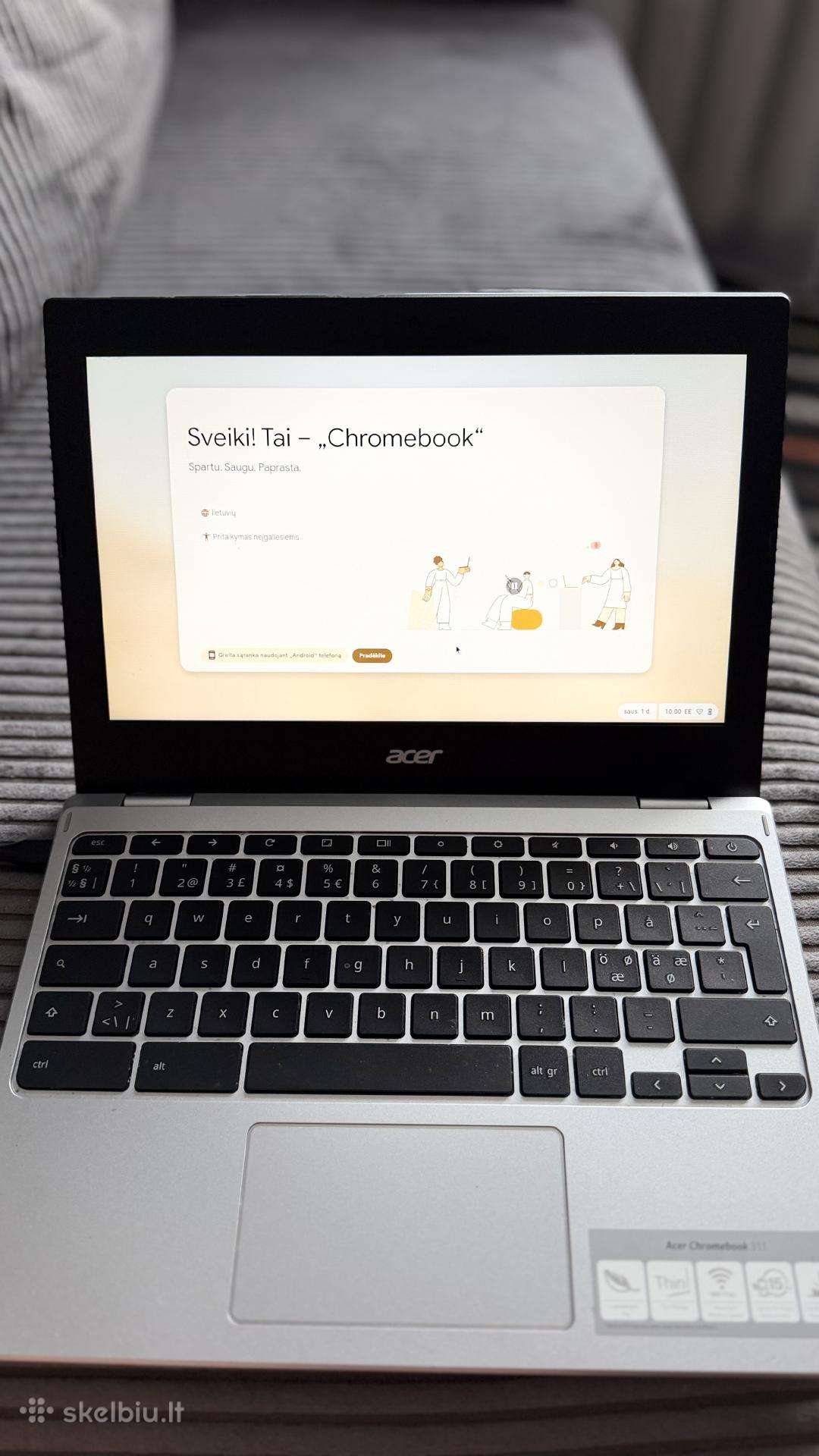 Acer chromebook 311 nešiojamas kompiuteris