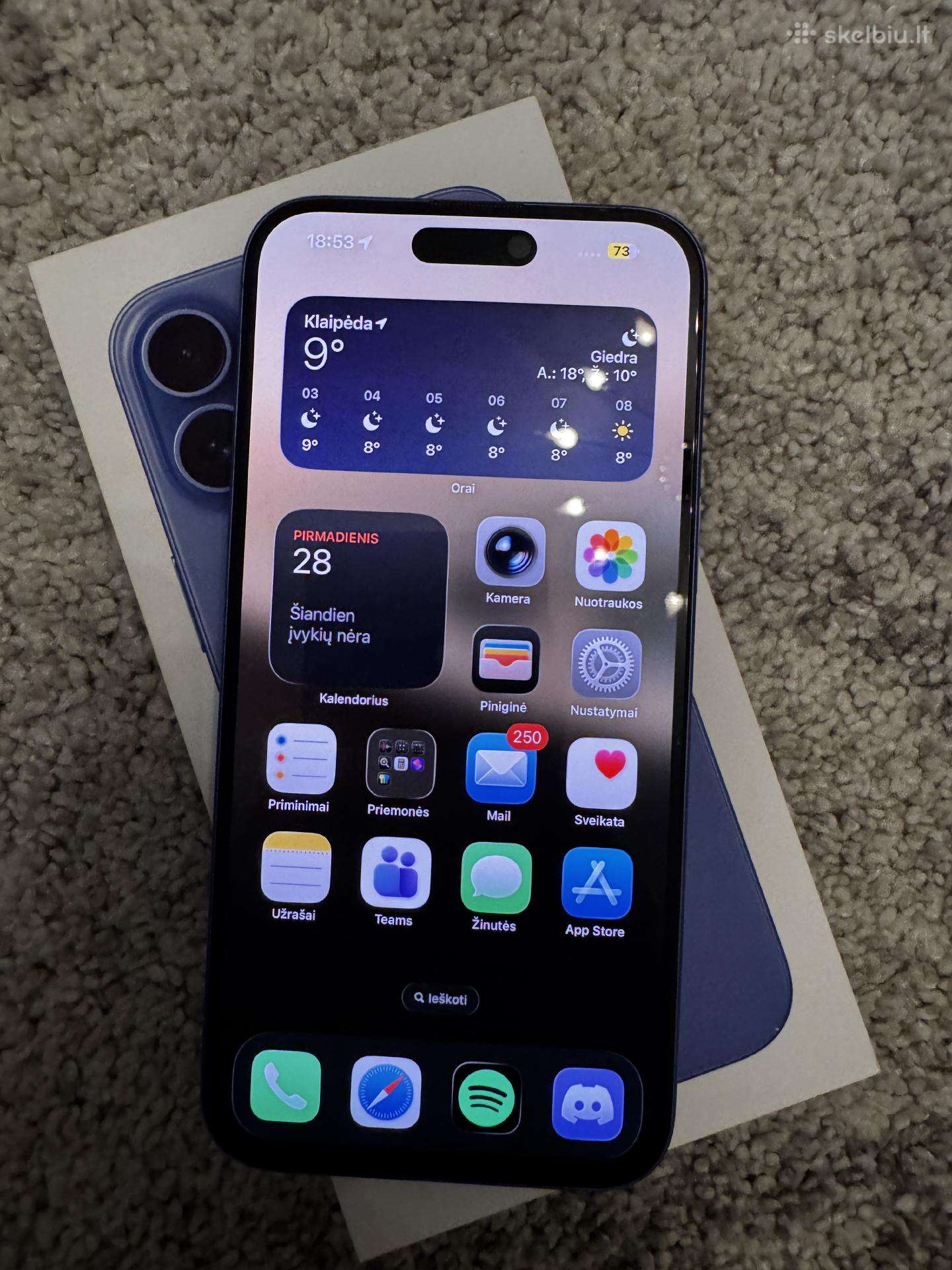 iPhone 16 plus 256gb