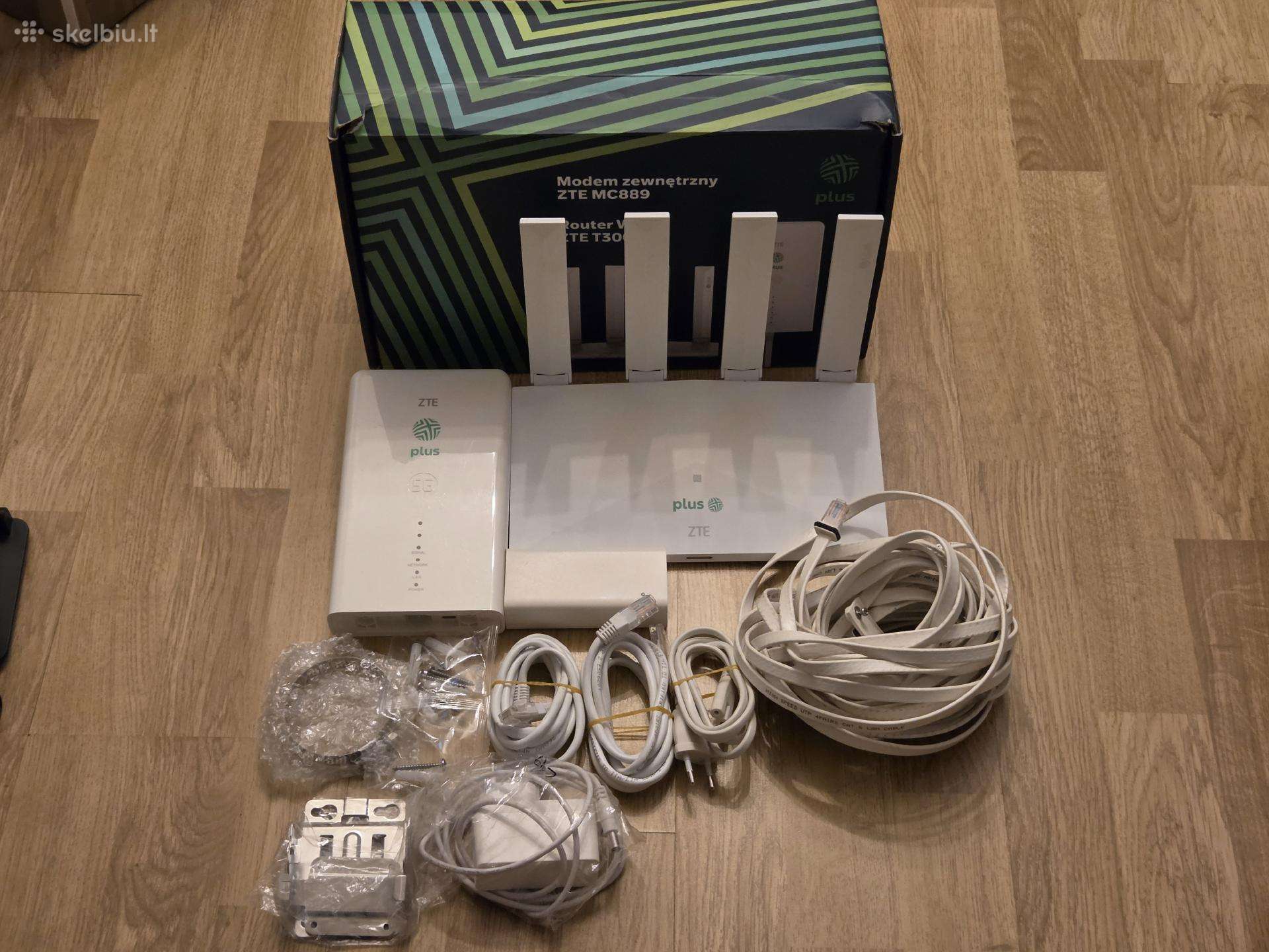 Zte Mc889 5G modemas + Zte T3000 maršrutizatorius