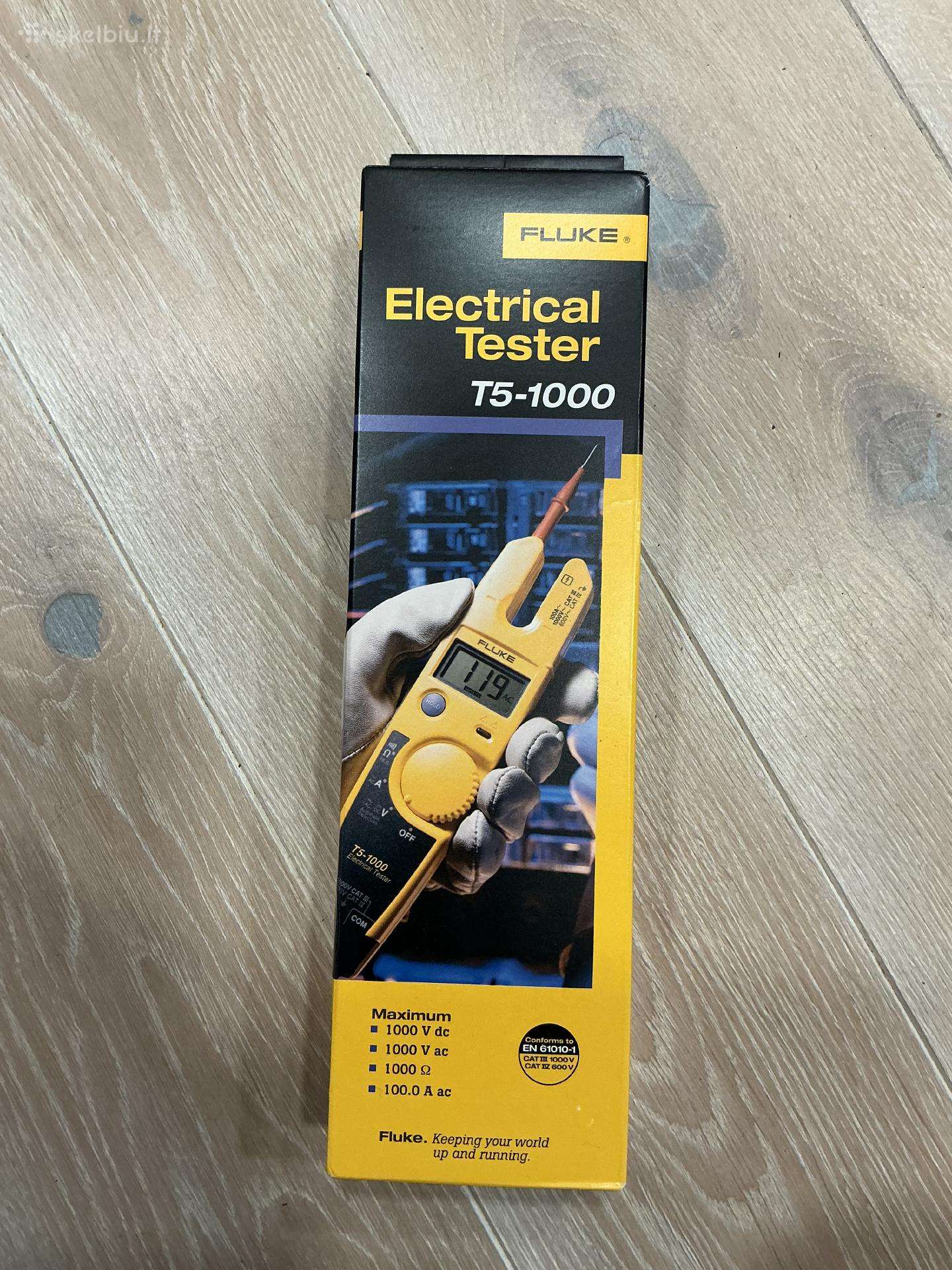 Fluke T5-1000 įtampos ir srovės testeris