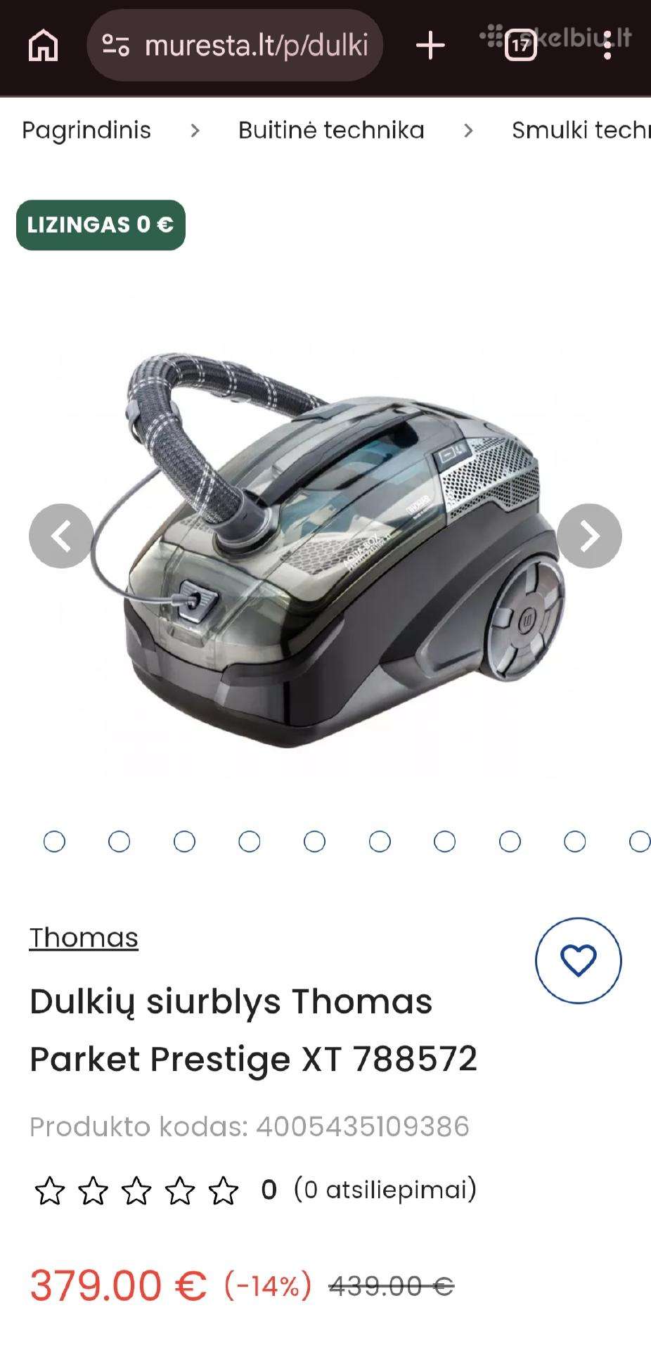 Thomas aqua-box parquet prestige XT