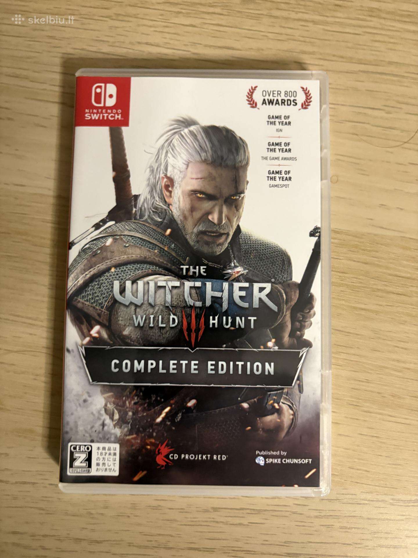 Witcher 3 the wild hunt pilna versija nintendo
