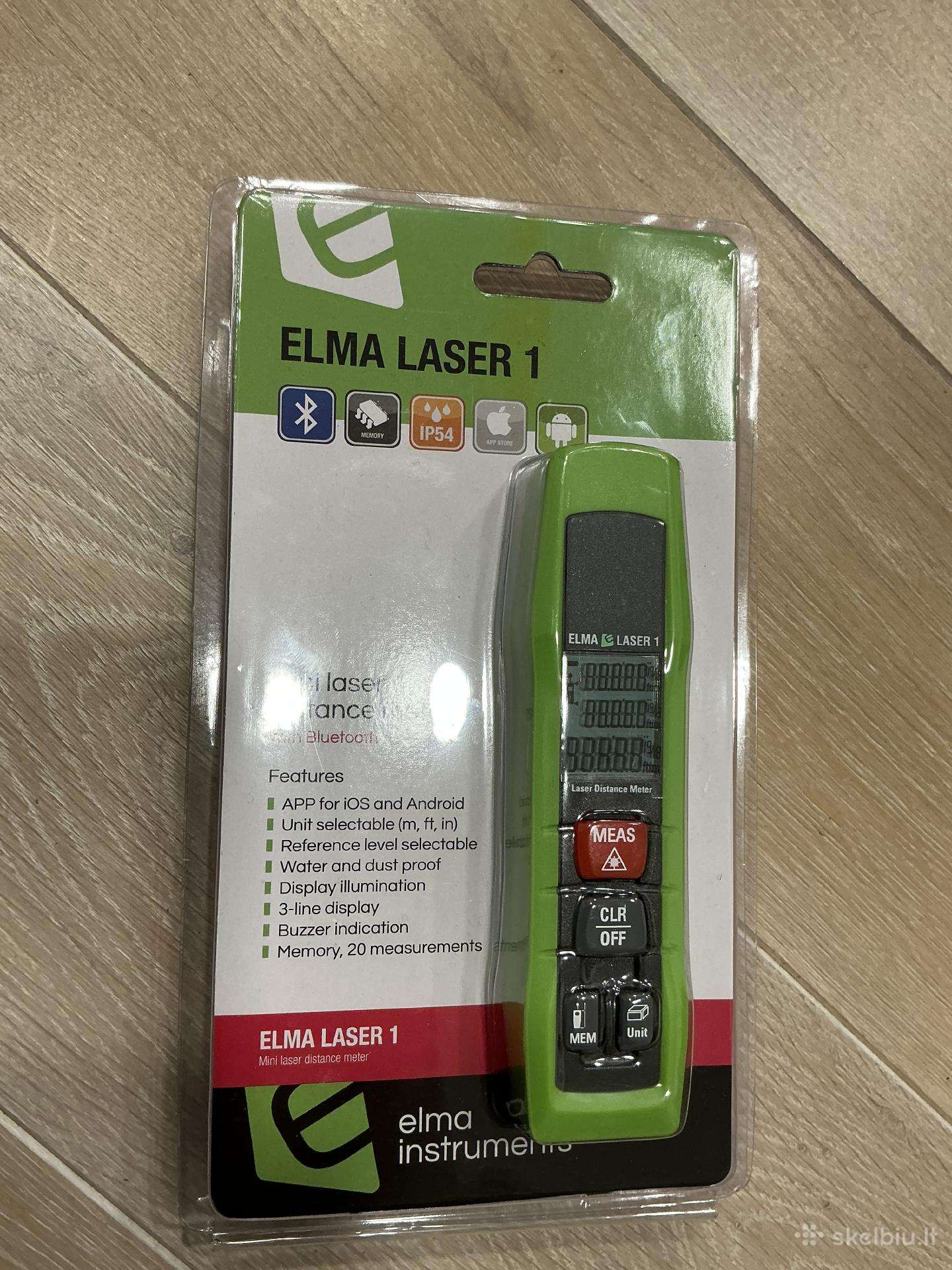Lašelinis atstumo matuoklis Elma laser 1
