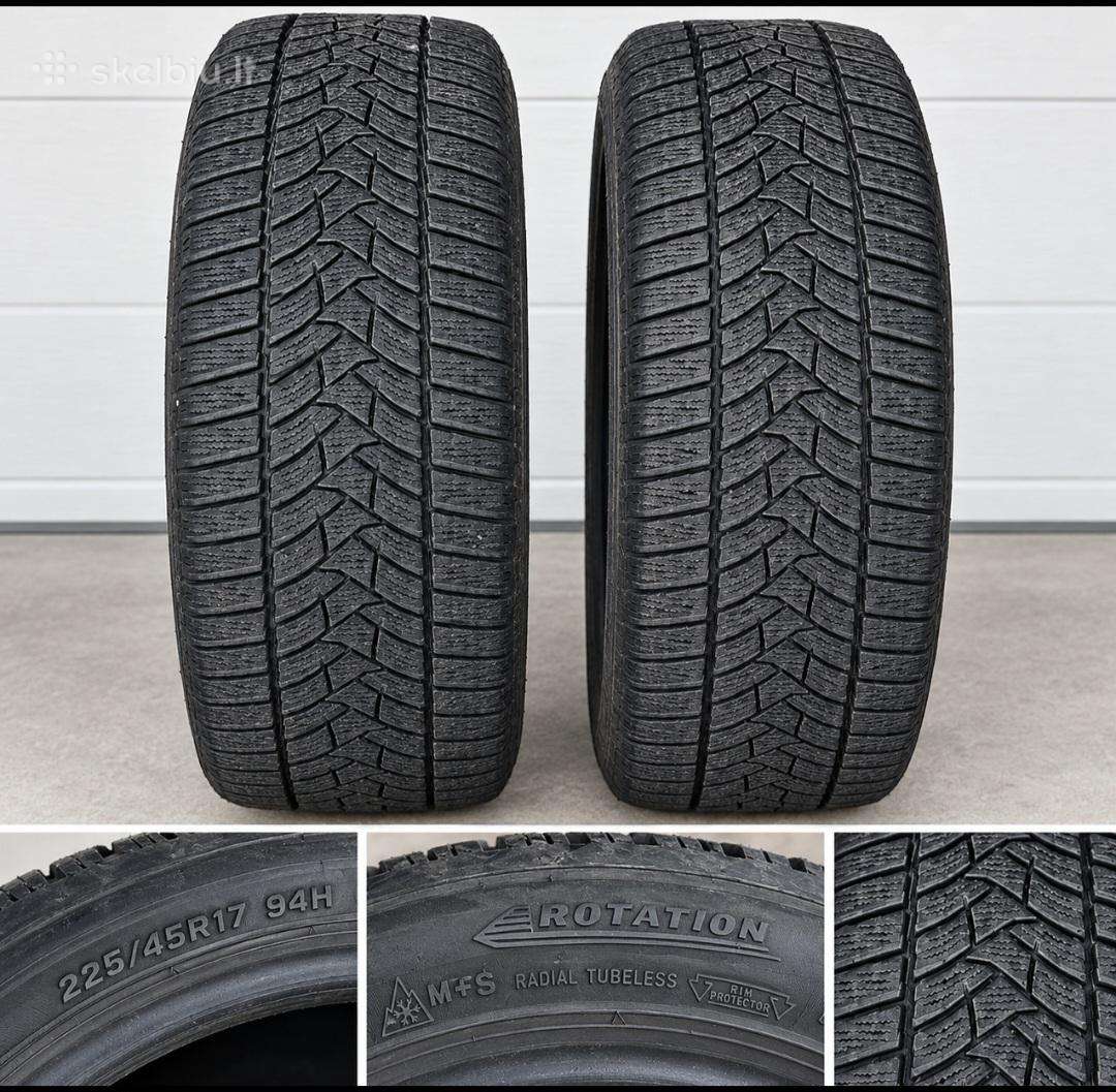 Žieminės padangos 225/45 R17 Duplon – 2 vnt.