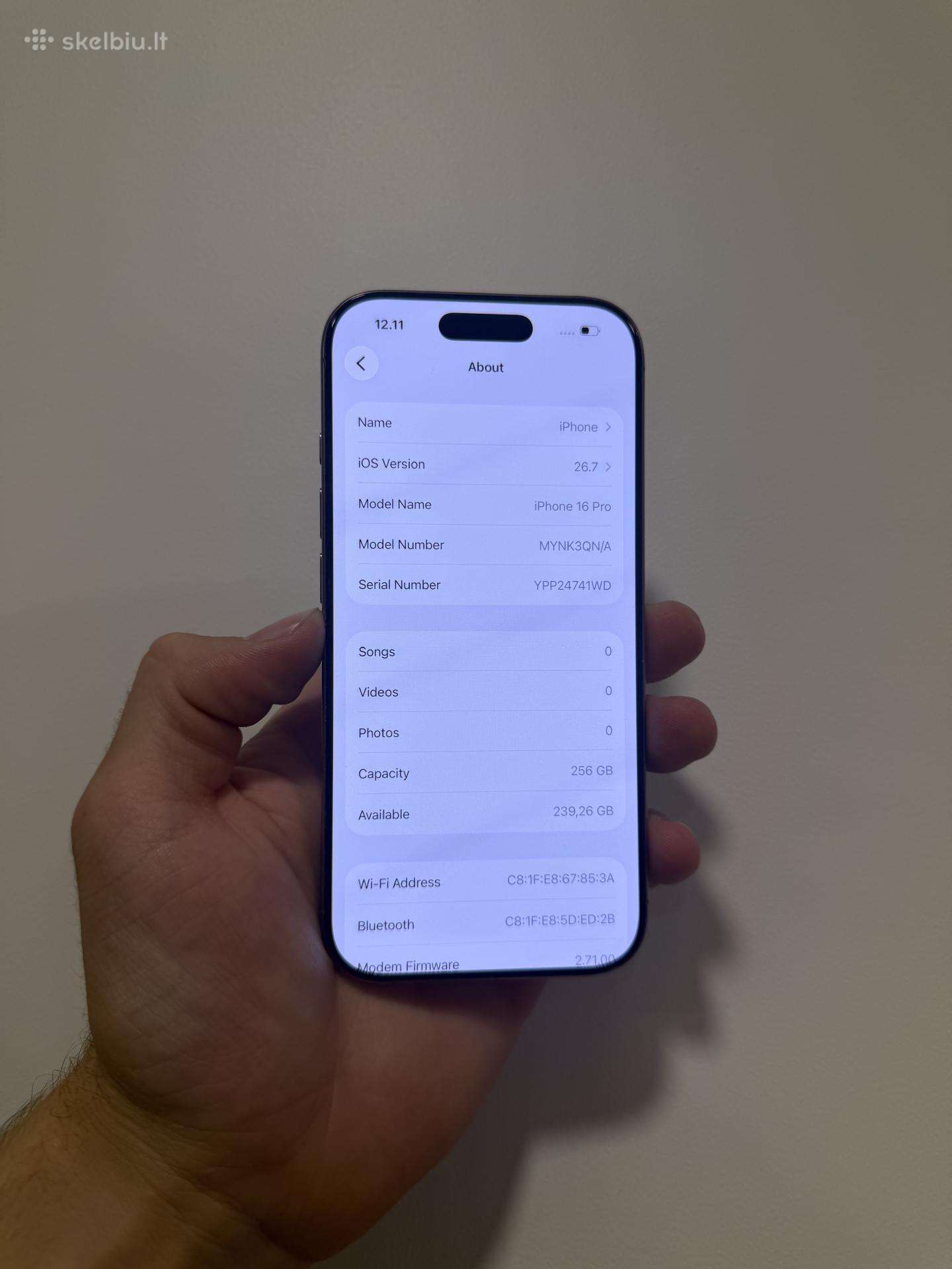 iPhone 16 Pro 256