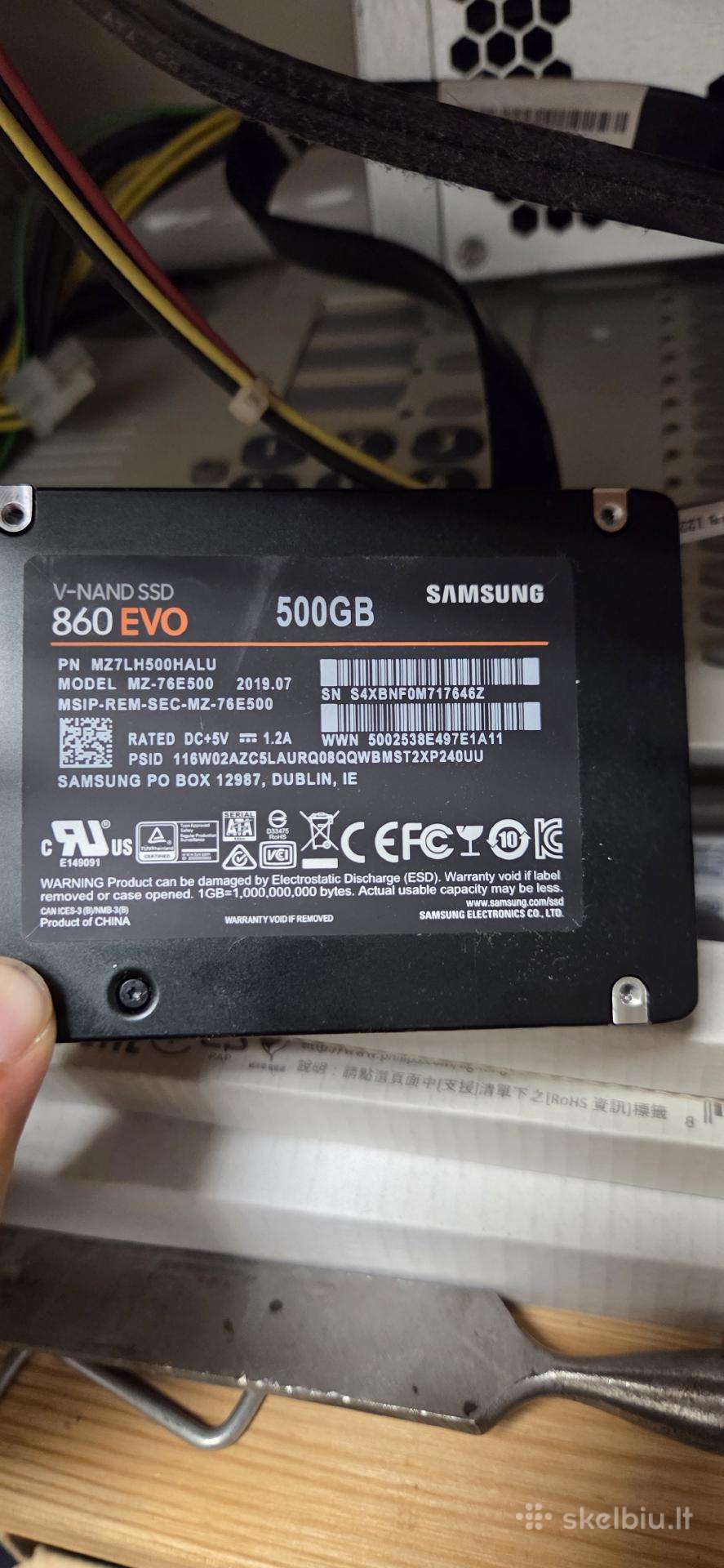 Samsung 860evo SSD