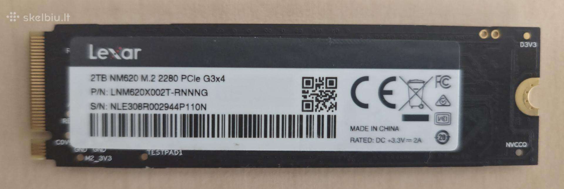 Nvme Wd 1tb, Lexar 2tb